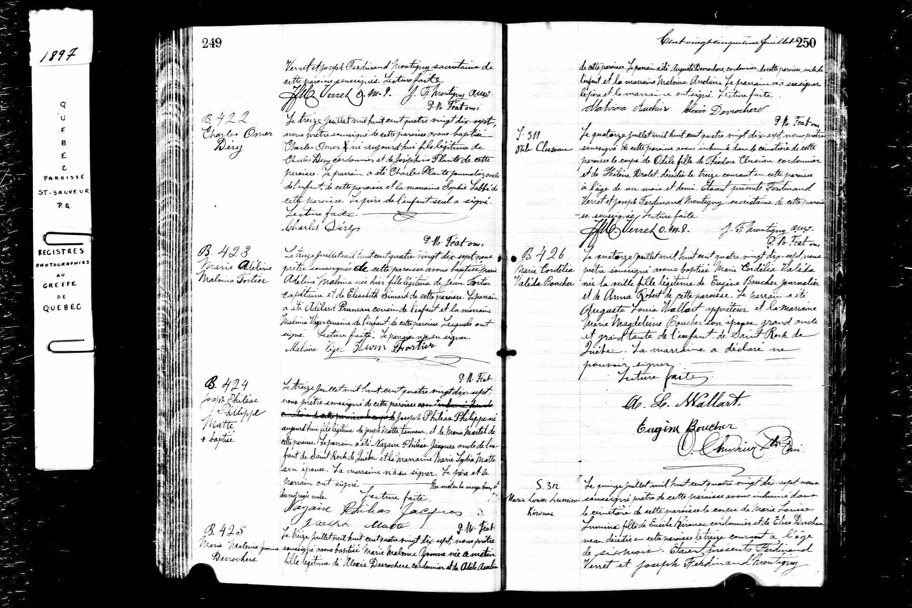  Acte de sépulture