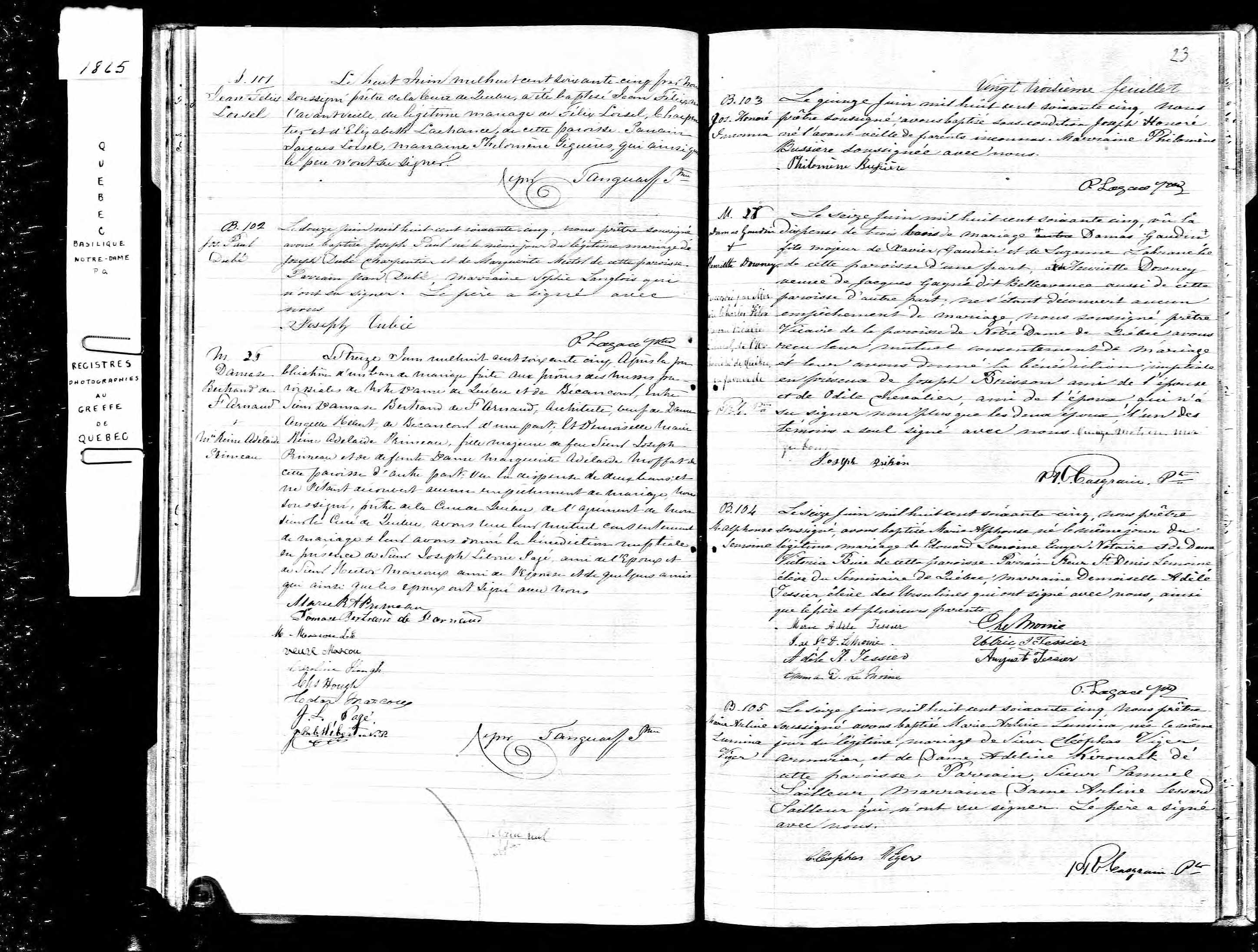 Acte de baptême