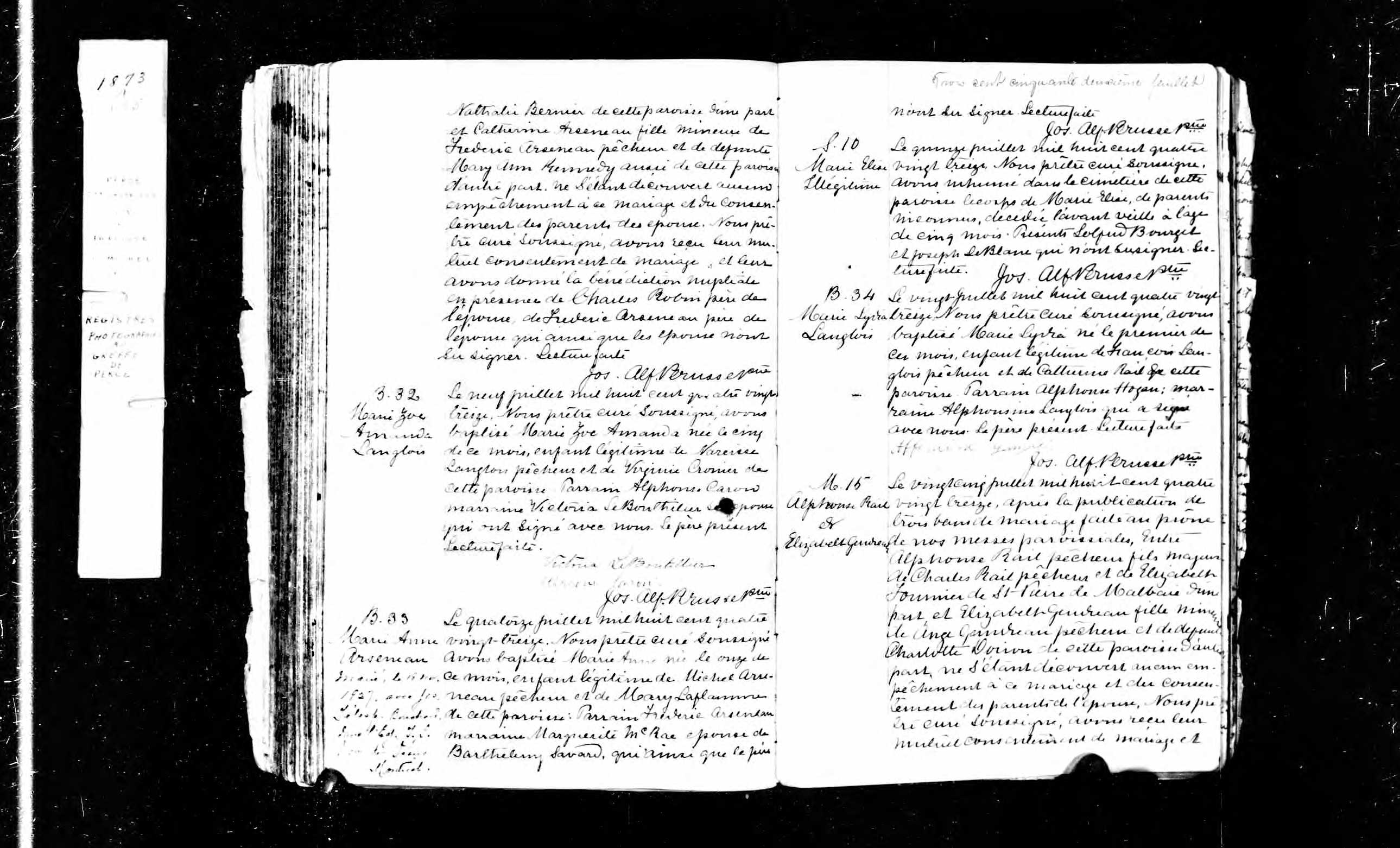 Acte de baptême
