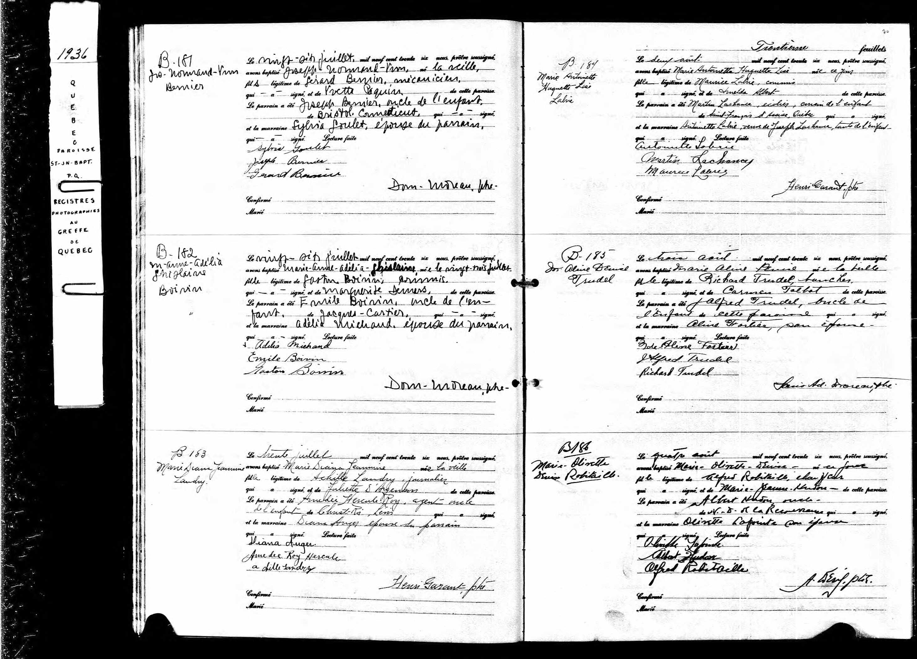 Acte de baptême