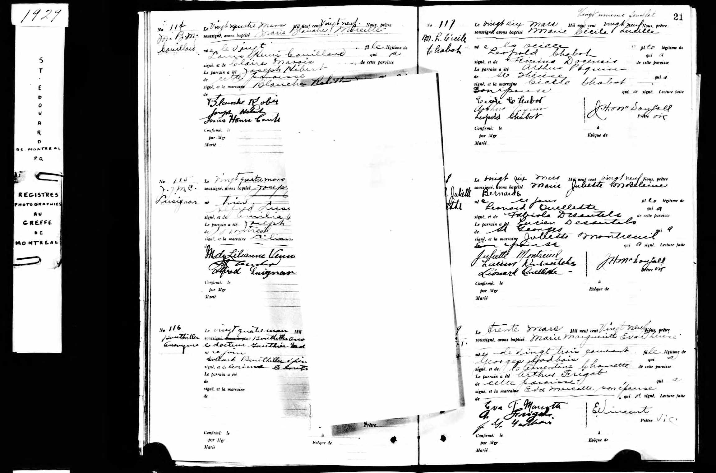 Acte de baptême