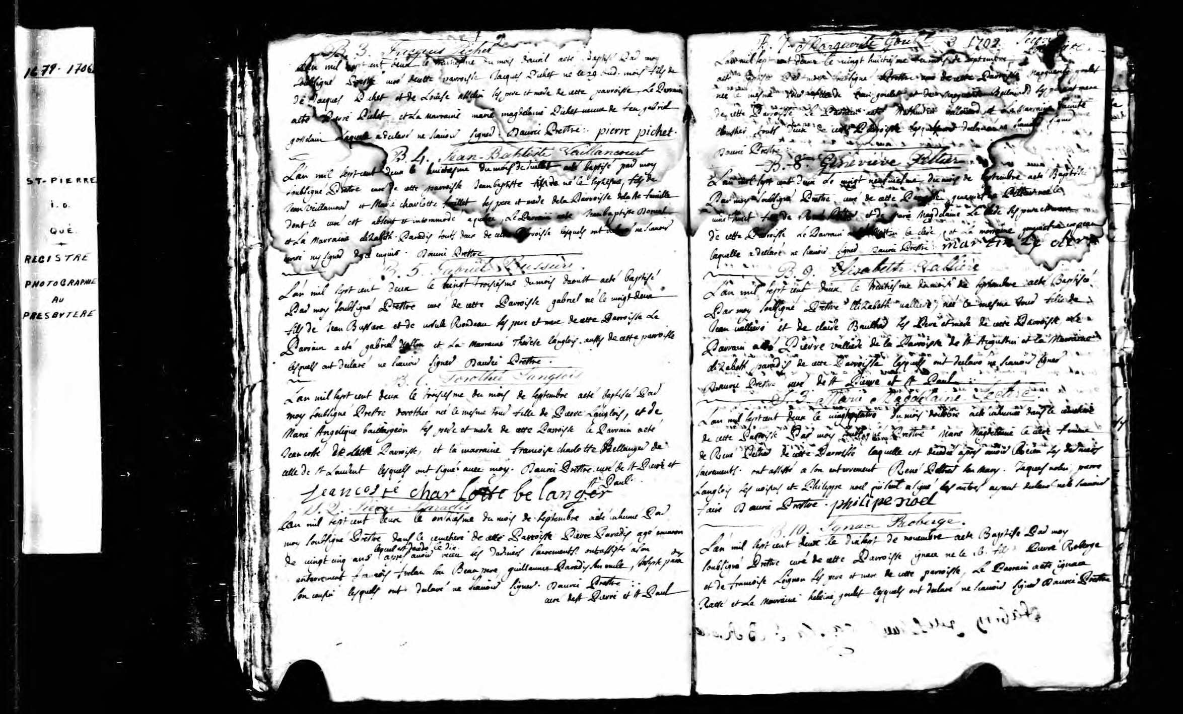Acte de sépulture