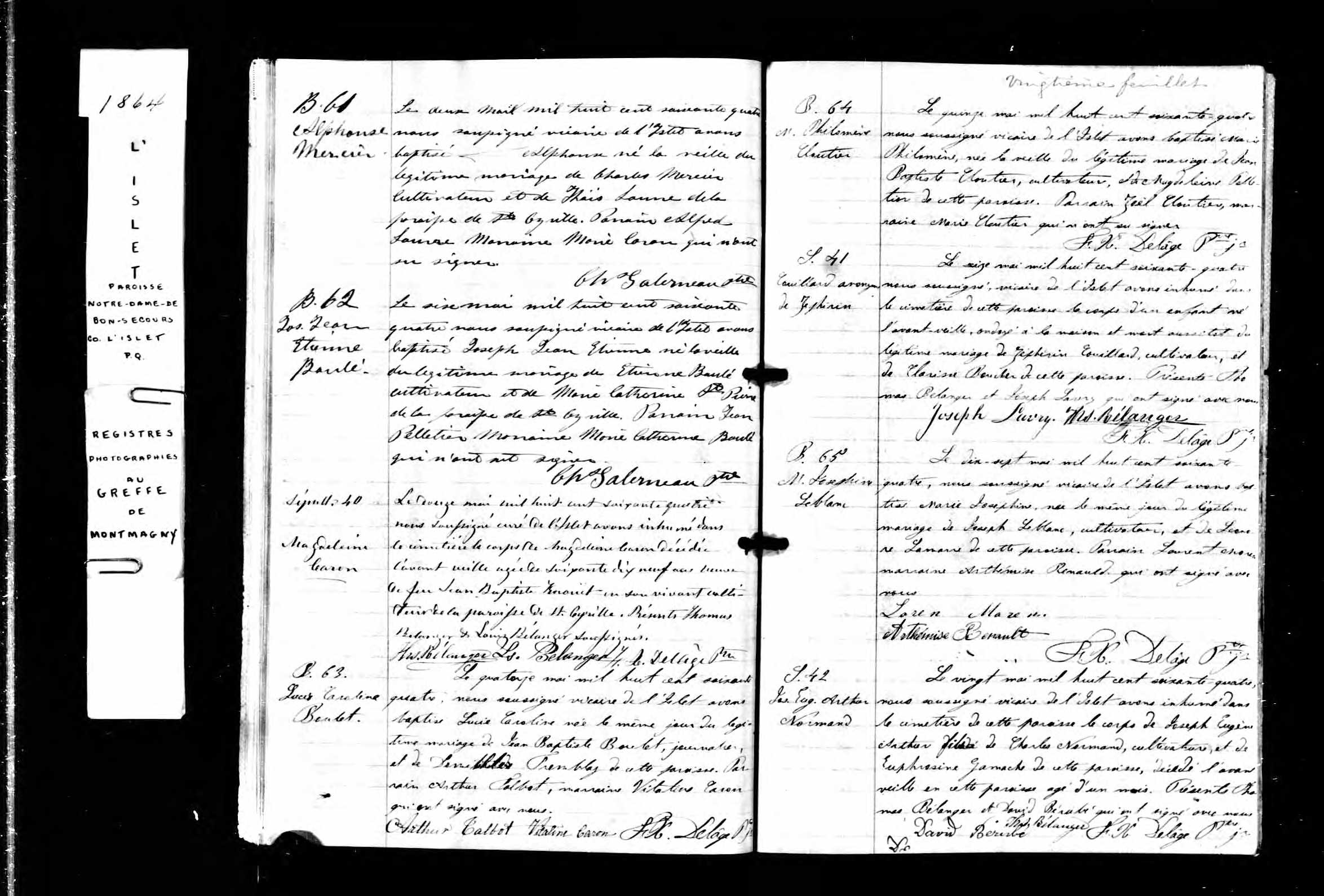 Acte de sépulture