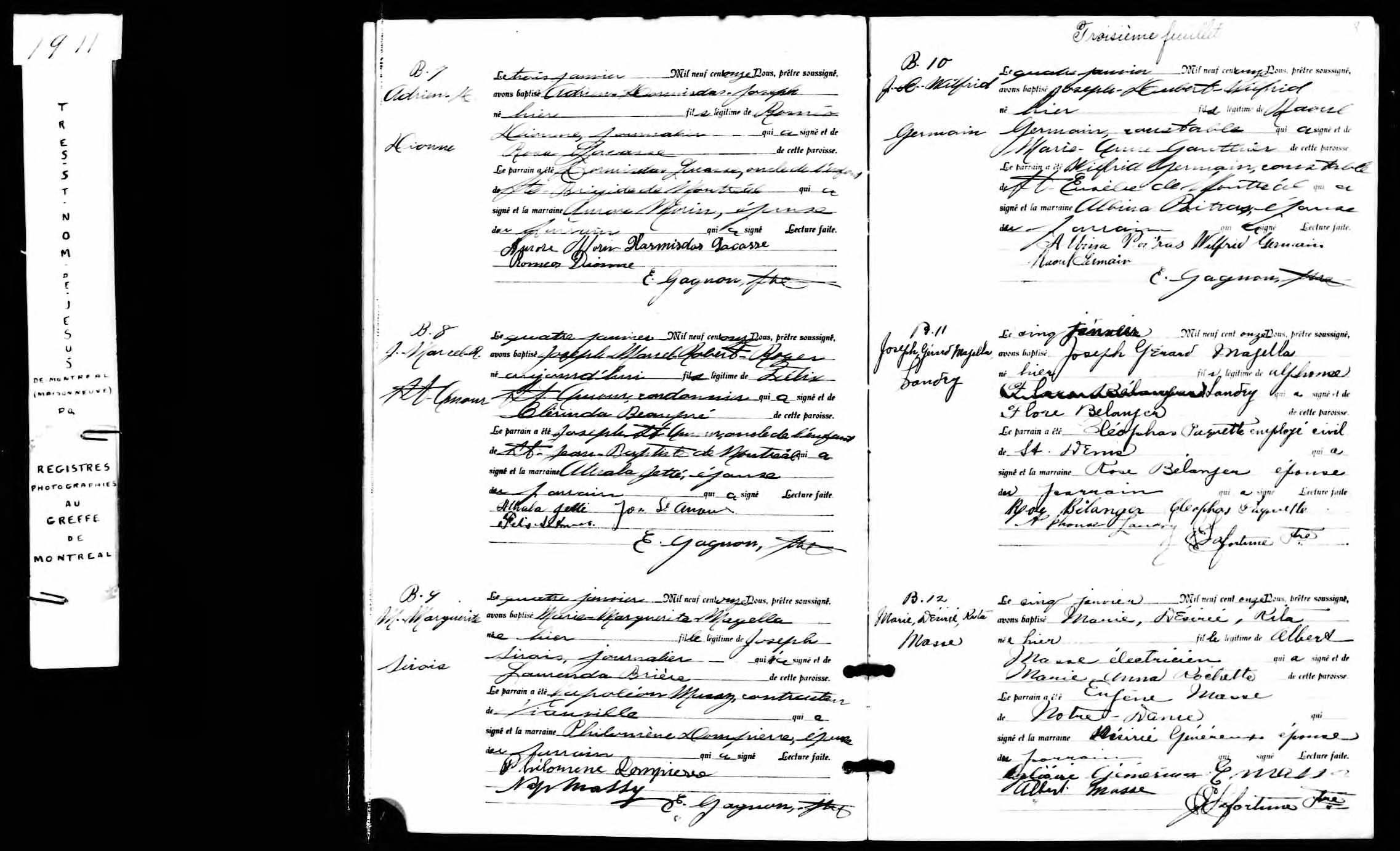 Acte de baptême