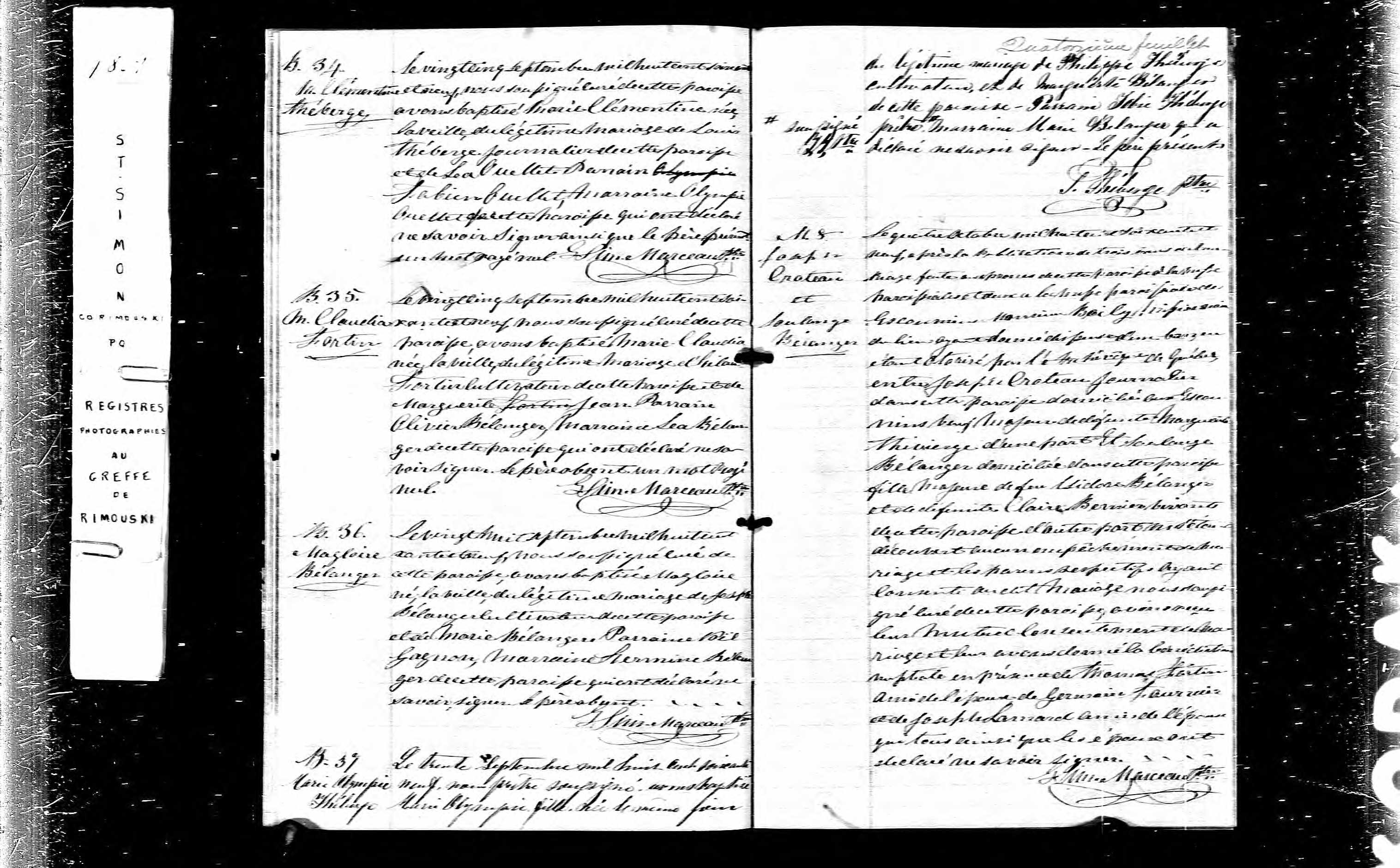 Acte de baptême