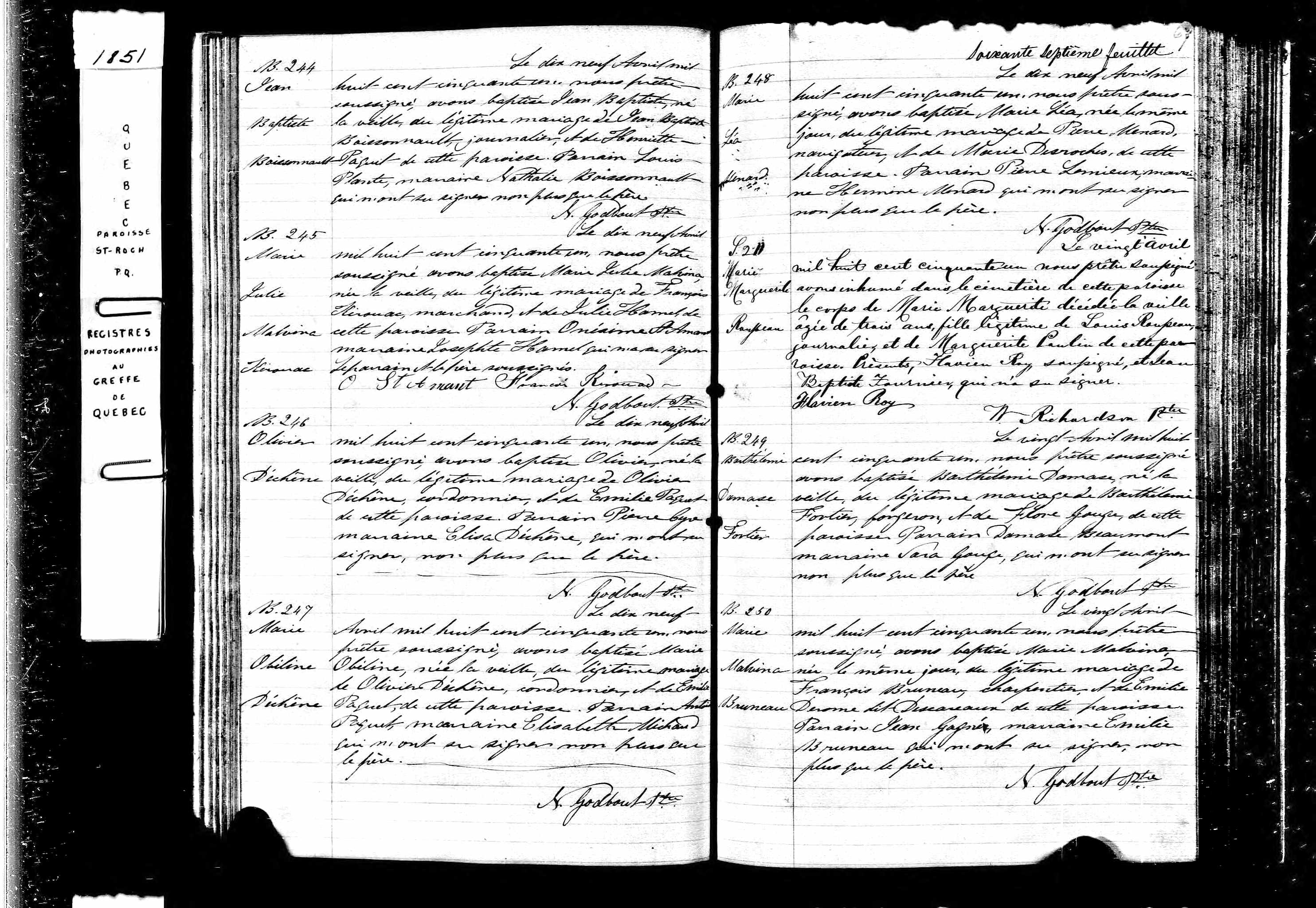 Acte de baptême