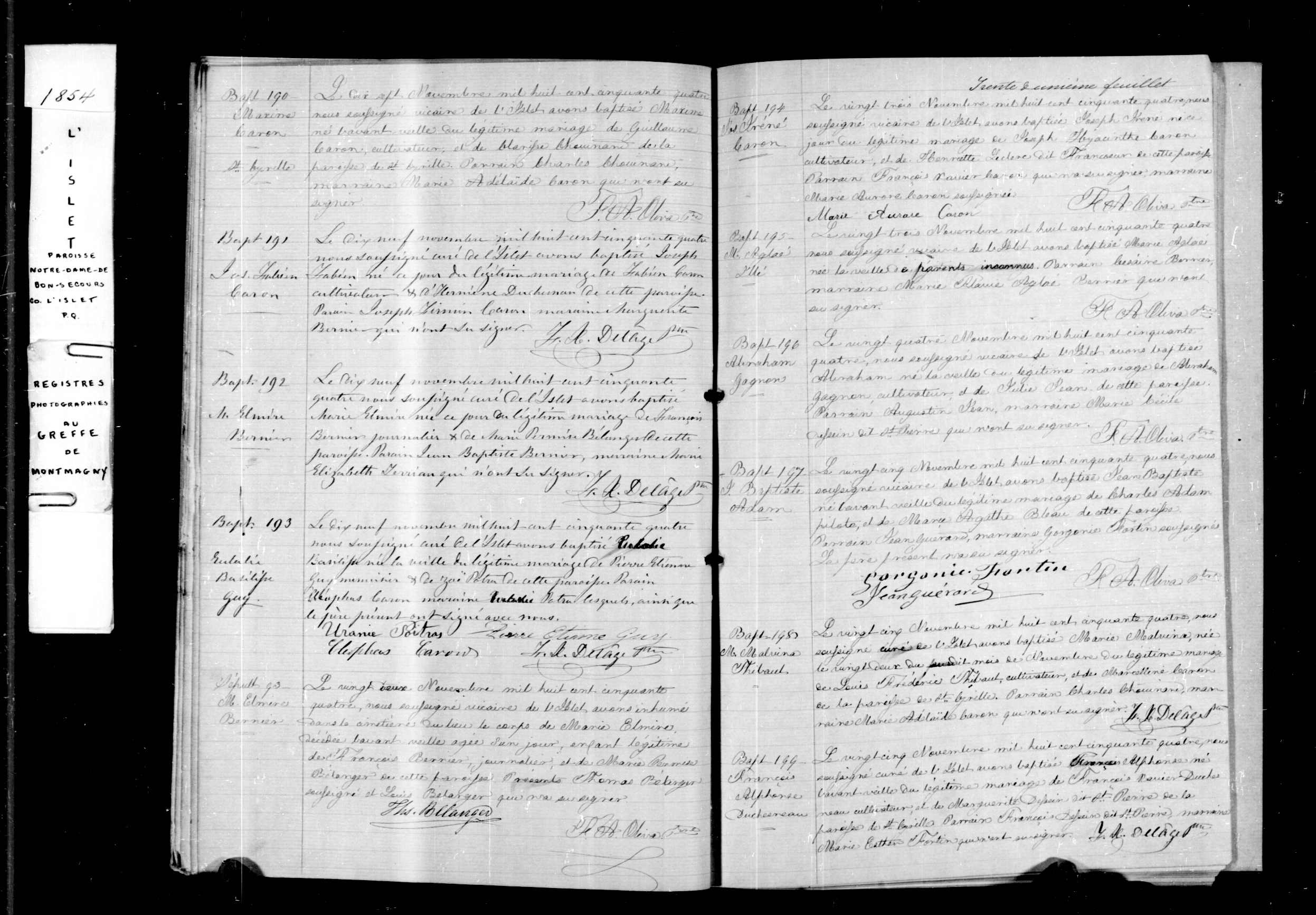 Acte de baptême