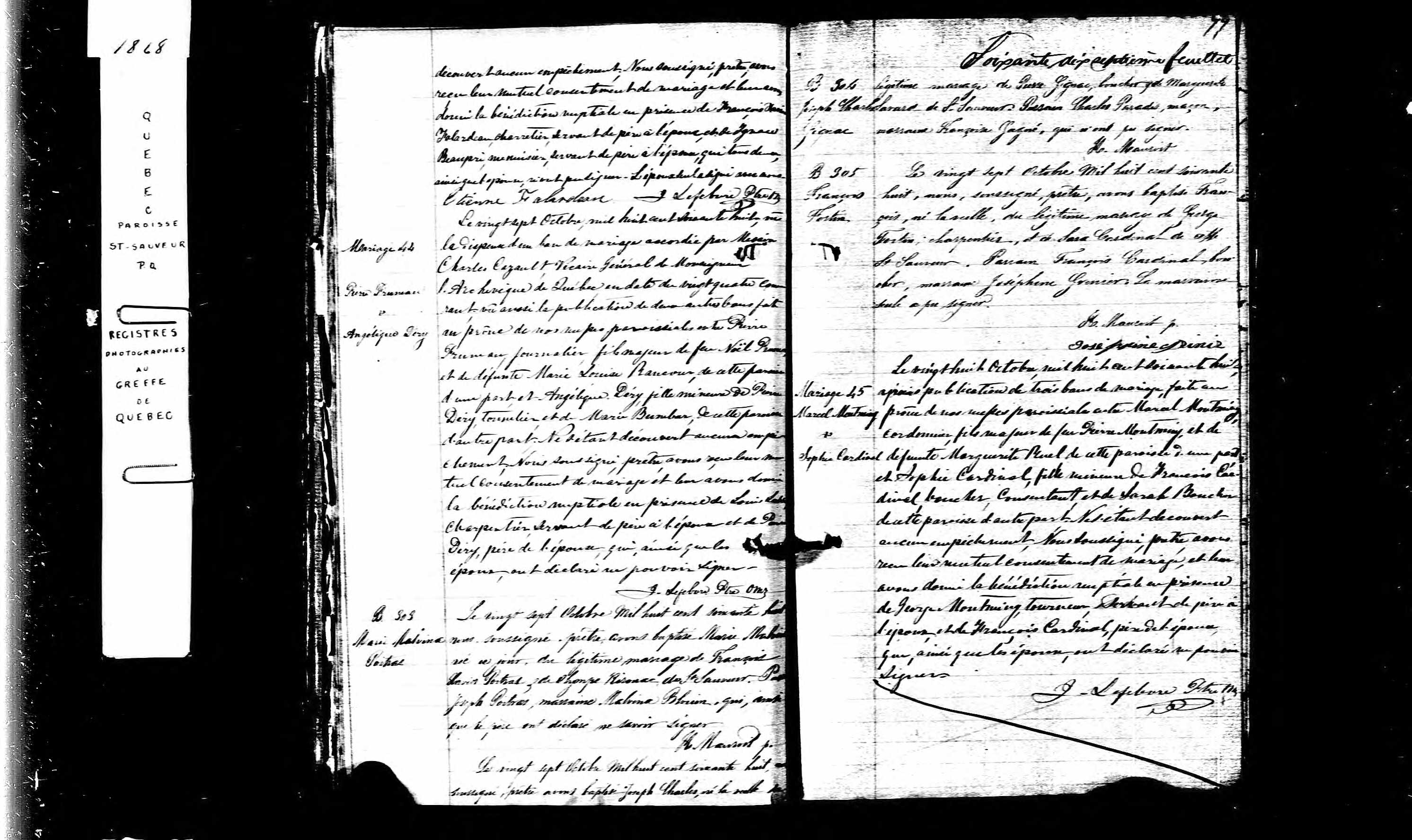 Acte de baptême Acte de baptême