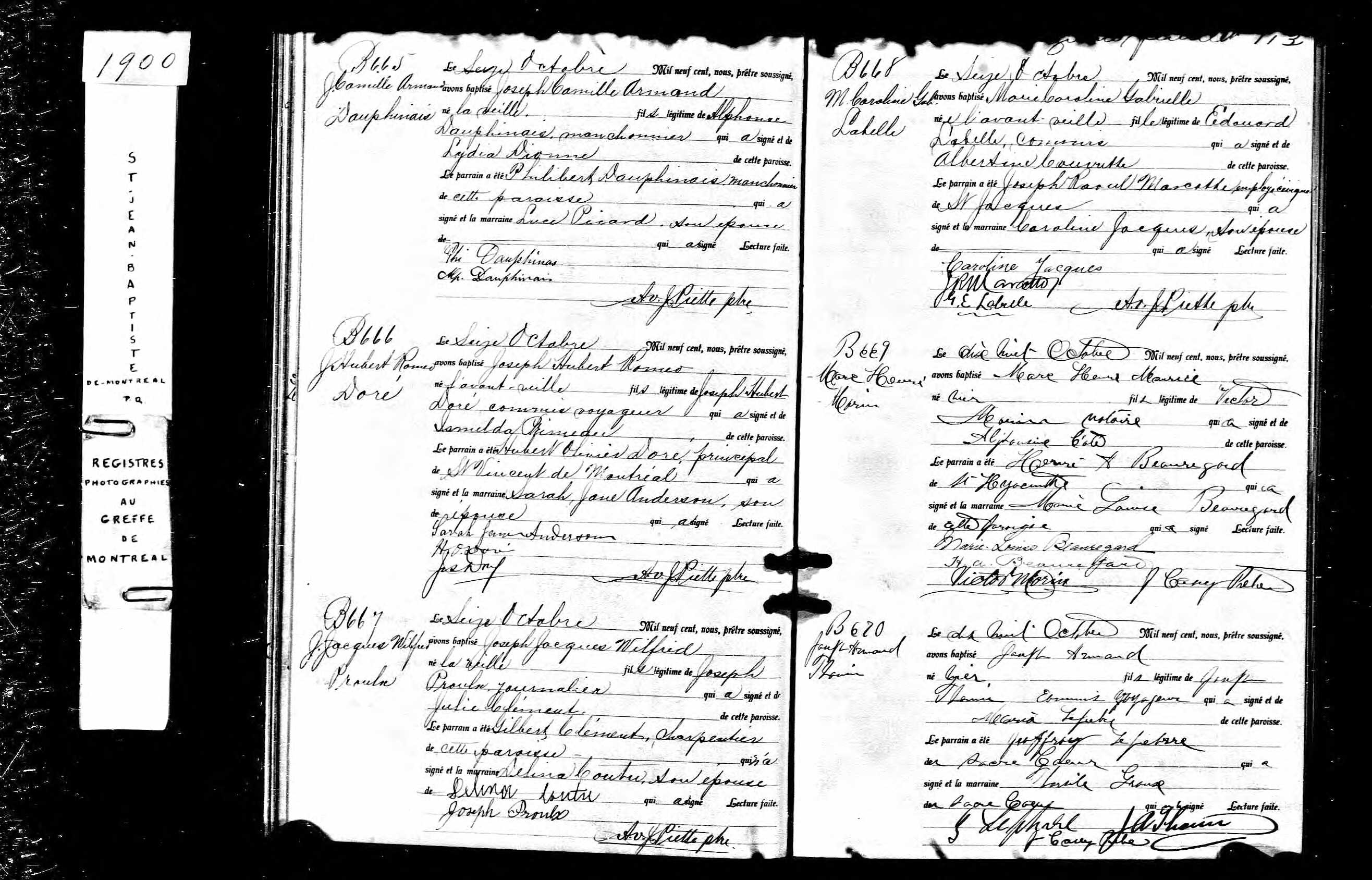 Acte de baptême