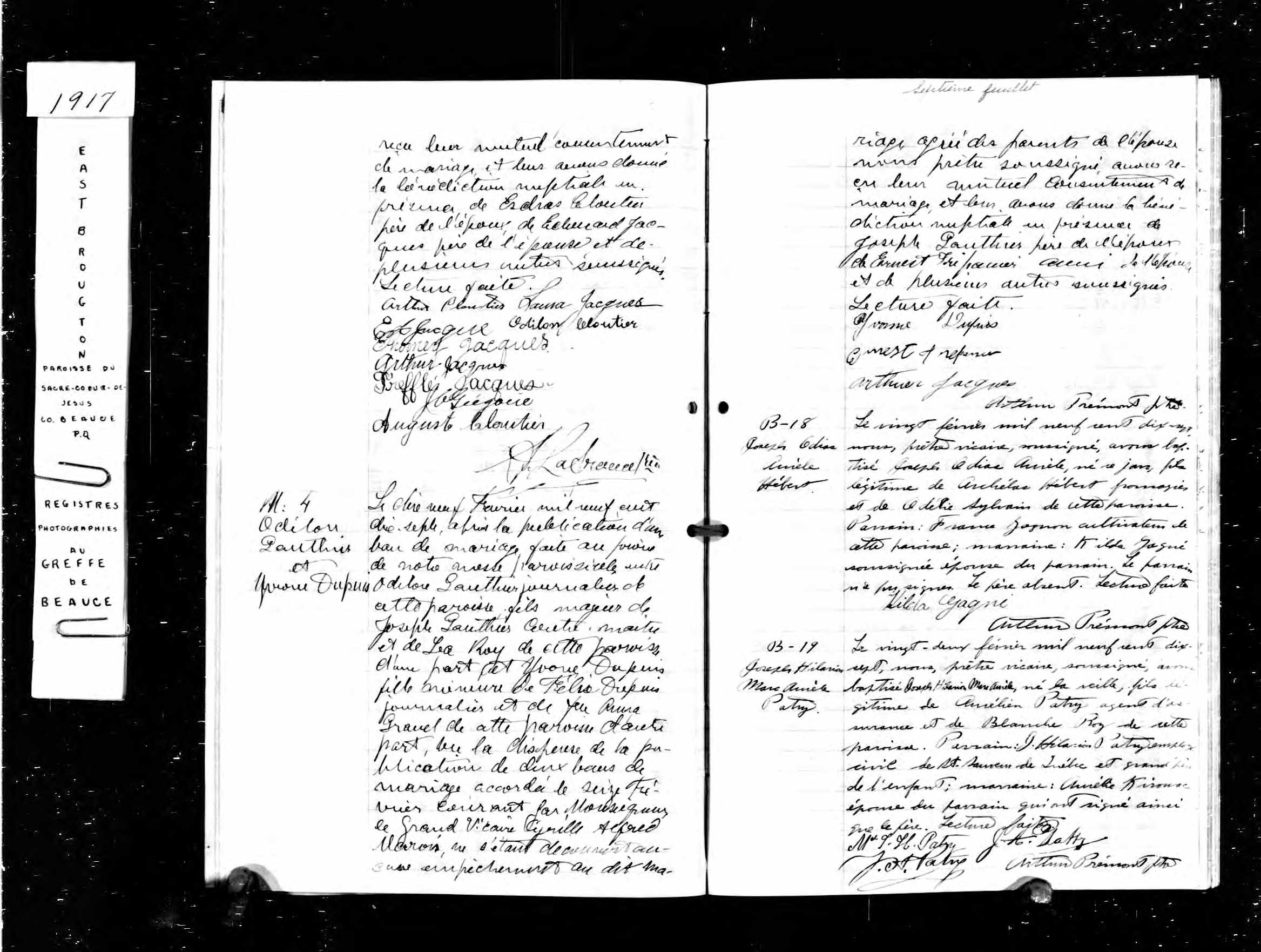 Acte de baptême Acte de baptême