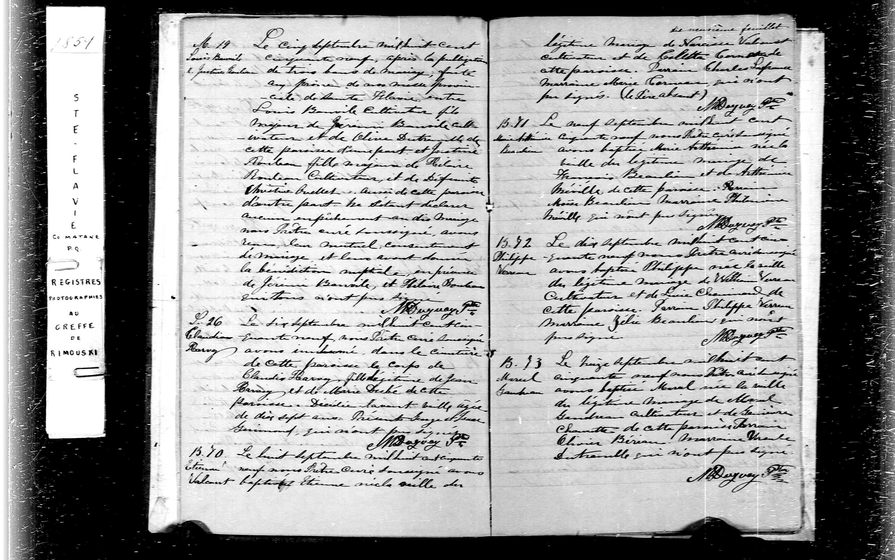 Acte de baptême Acte de baptême