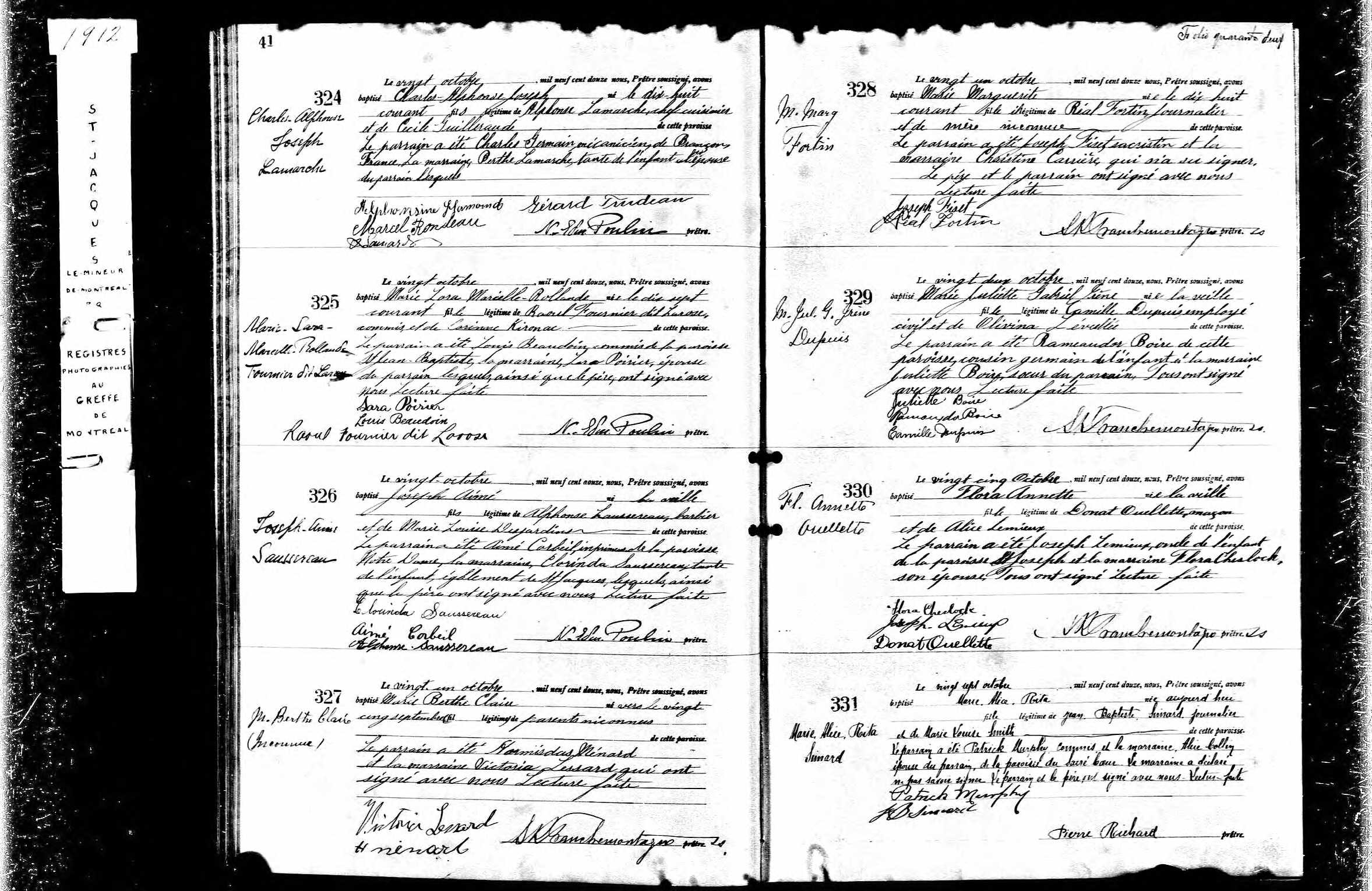 Acte de baptême