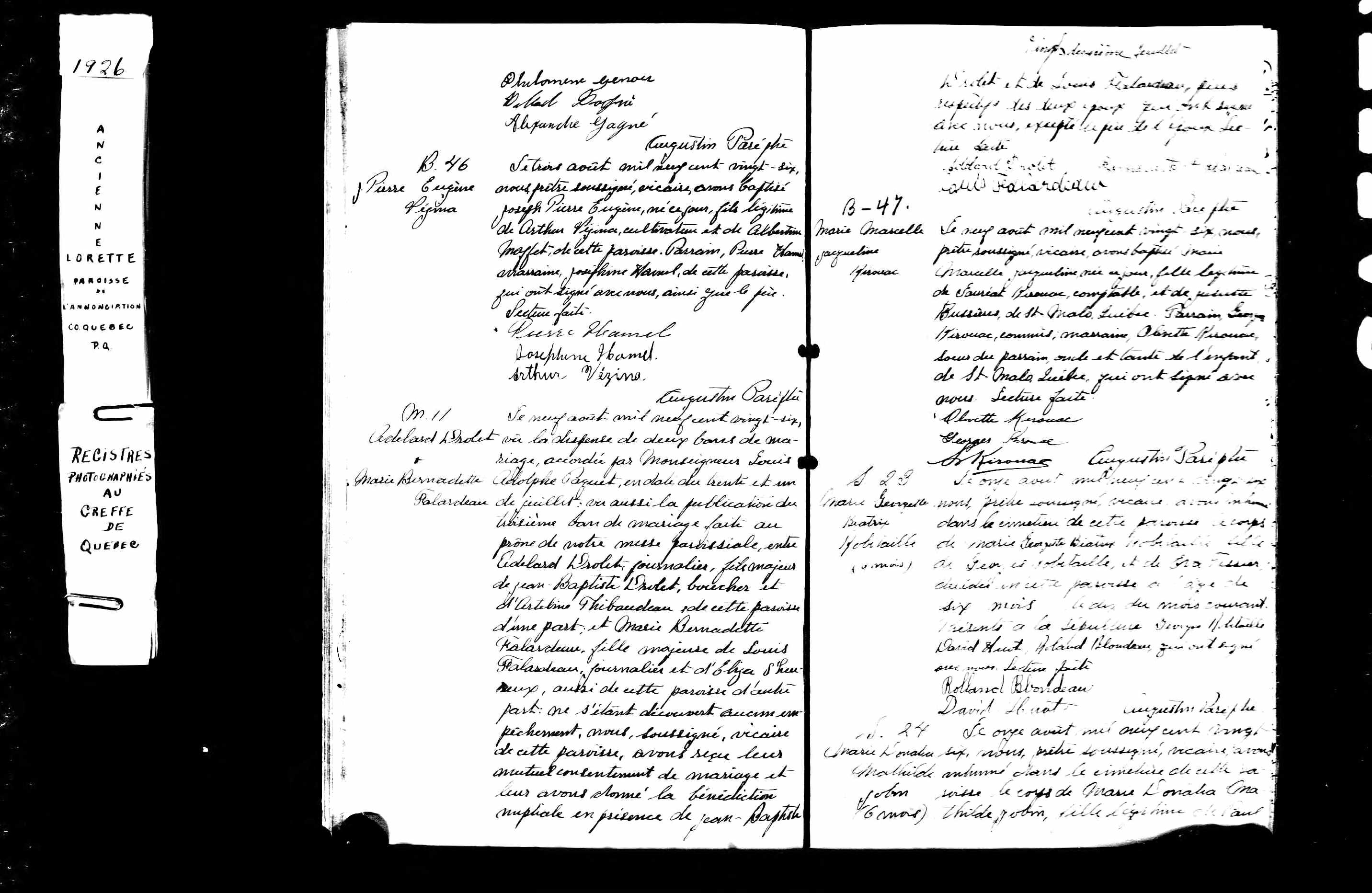 Acte de baptême