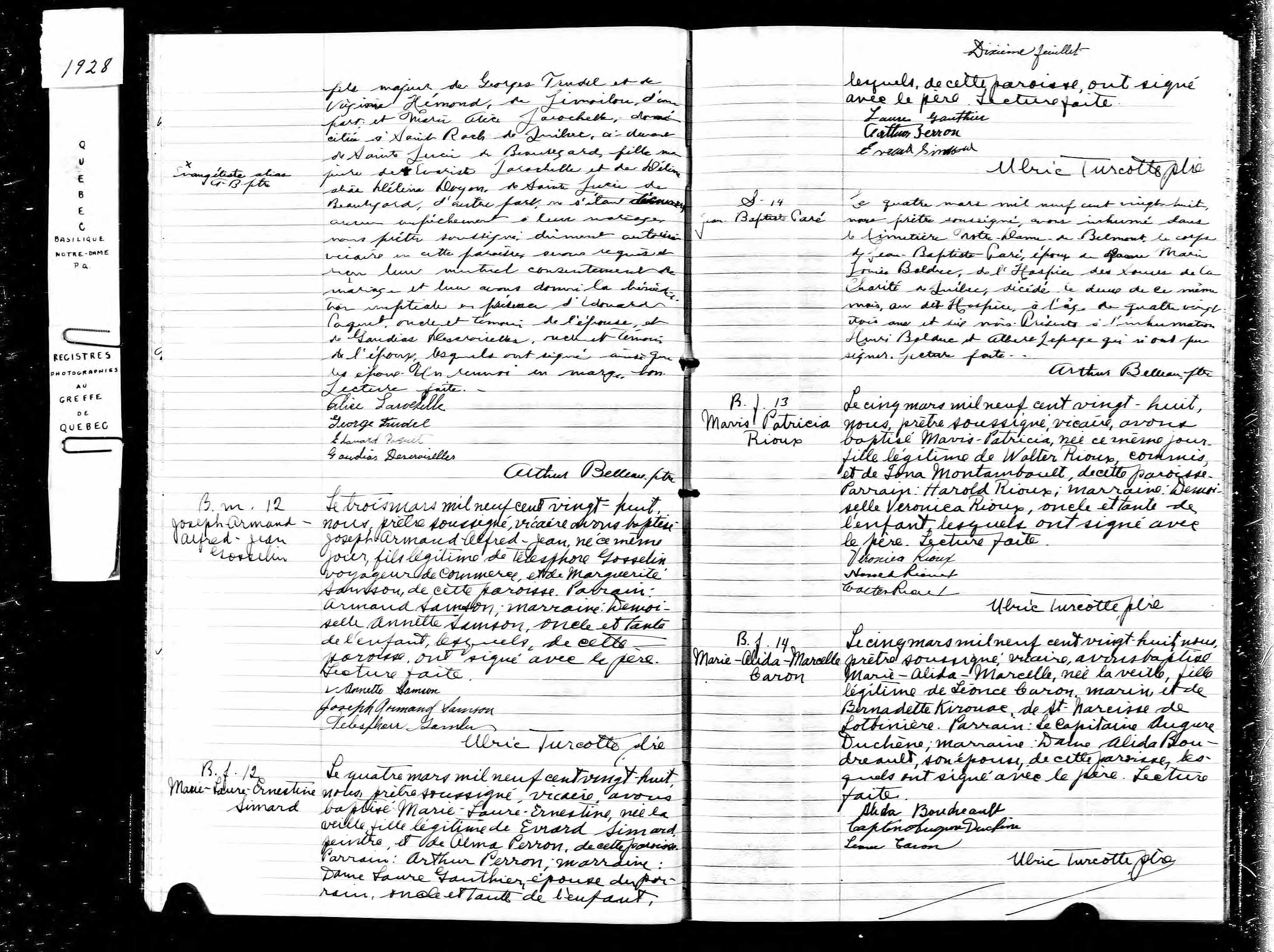 Acte de baptême