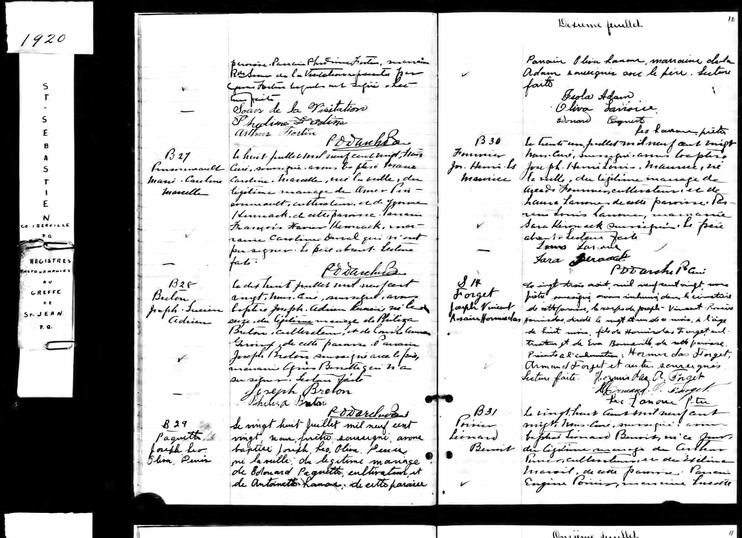 Acte de baptême