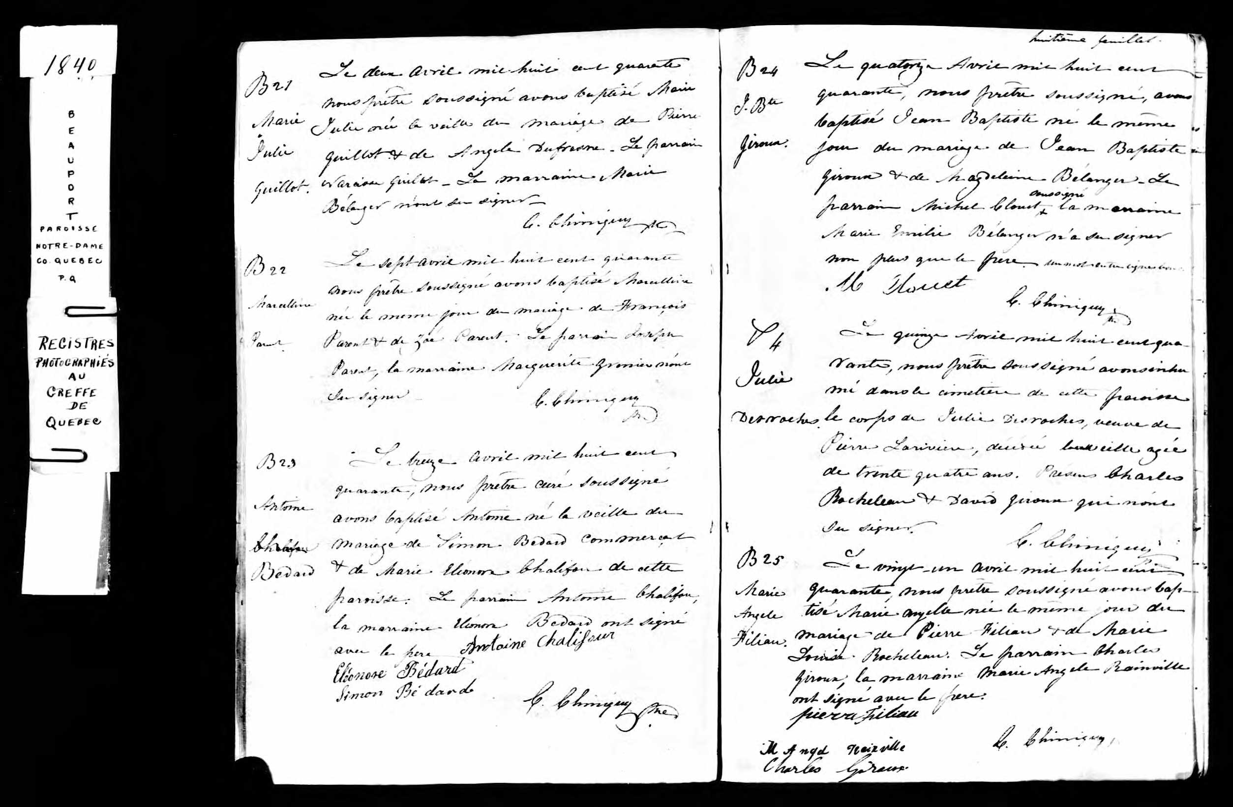 Acte de baptême Acte de baptême