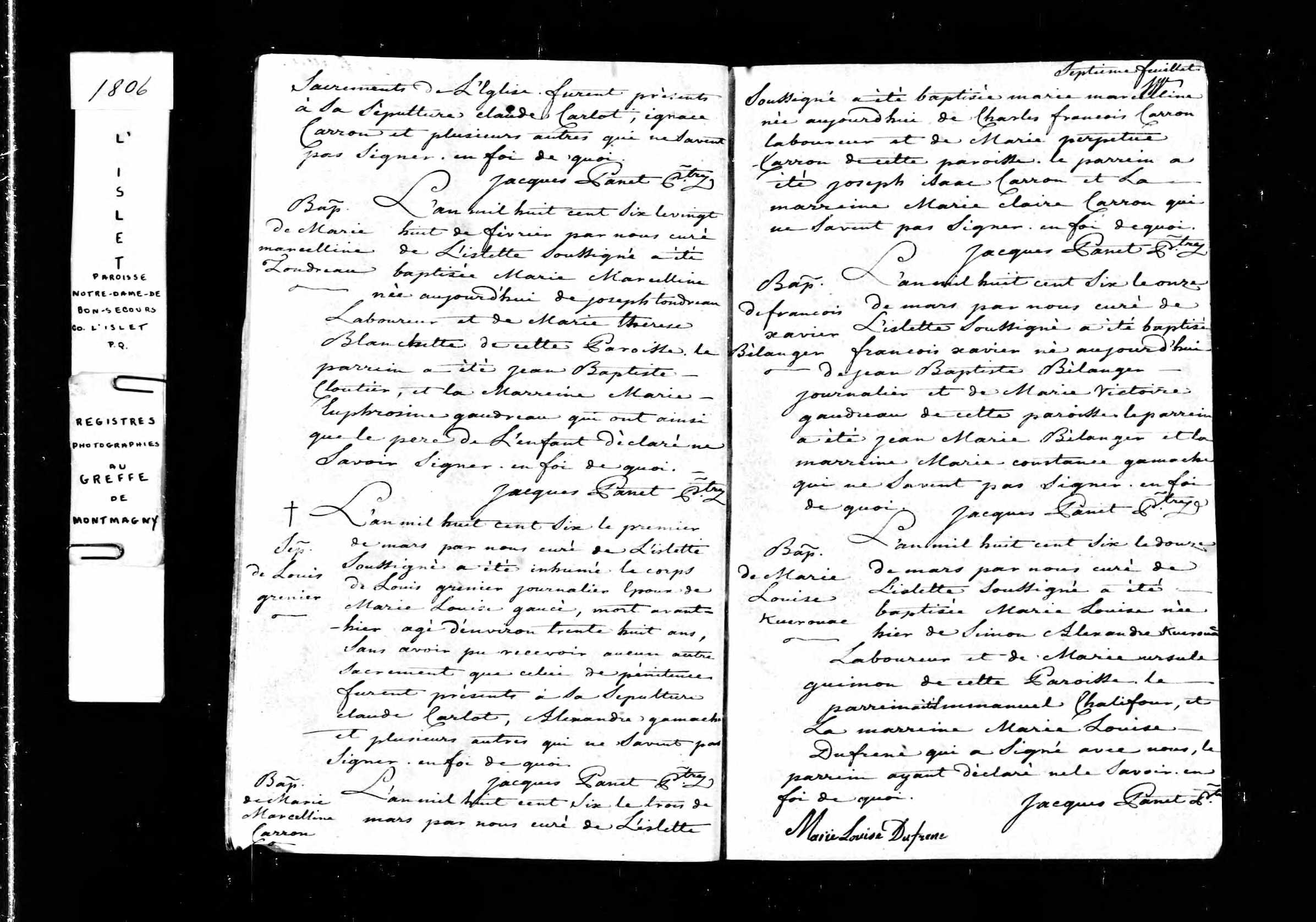 Acte de baptême