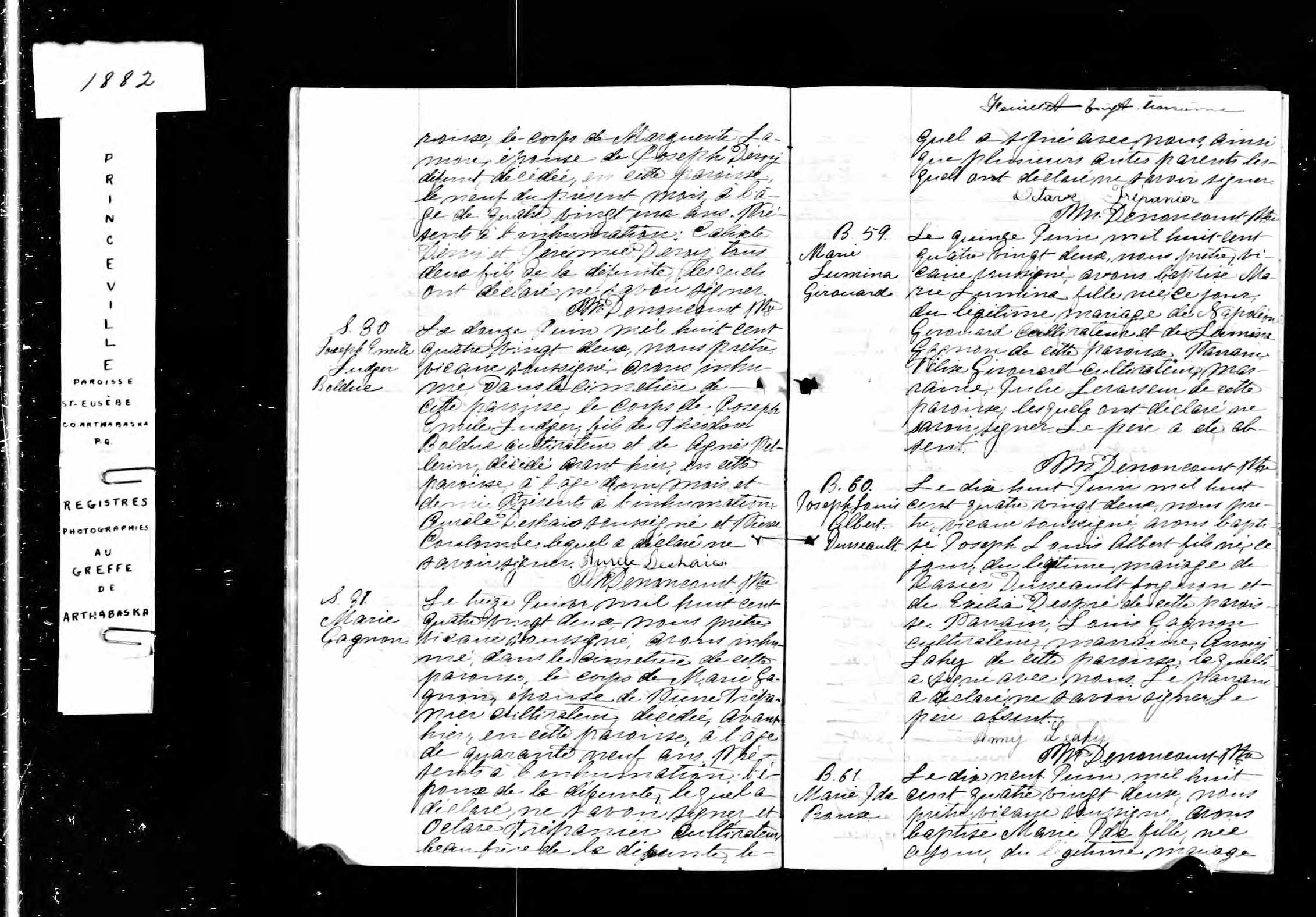  Acte de sépulture