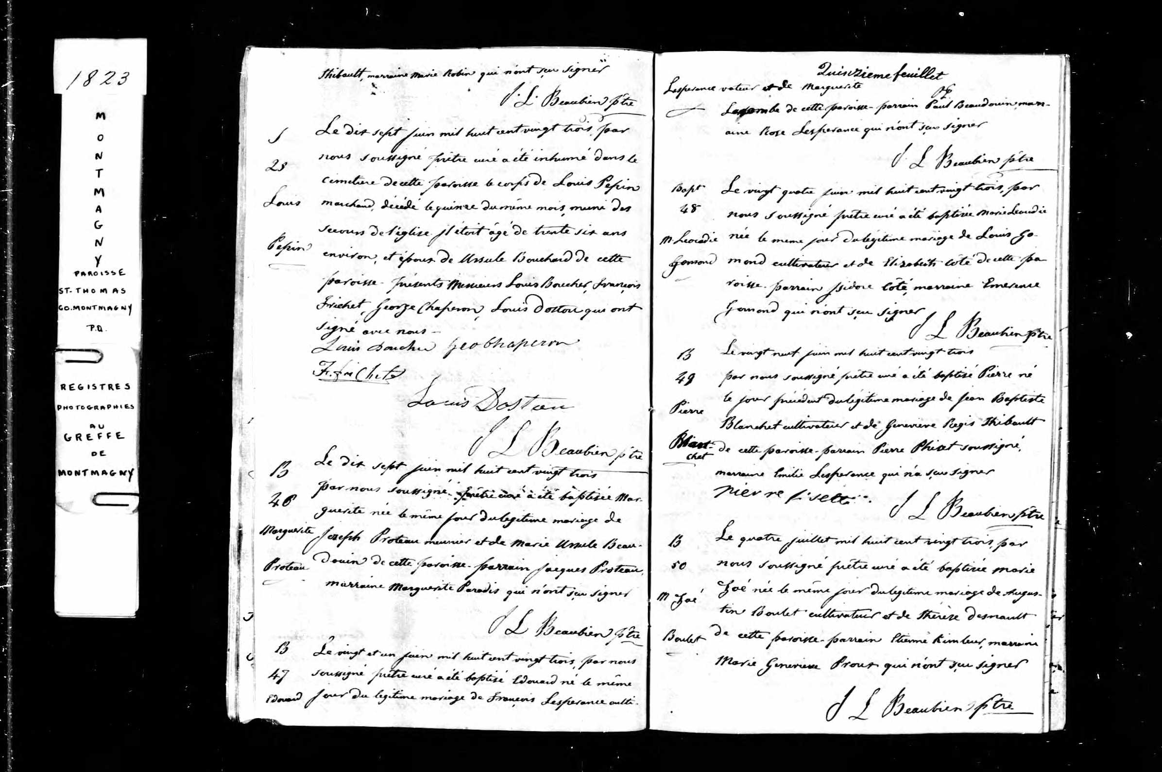 Acte de baptême Acte de baptême