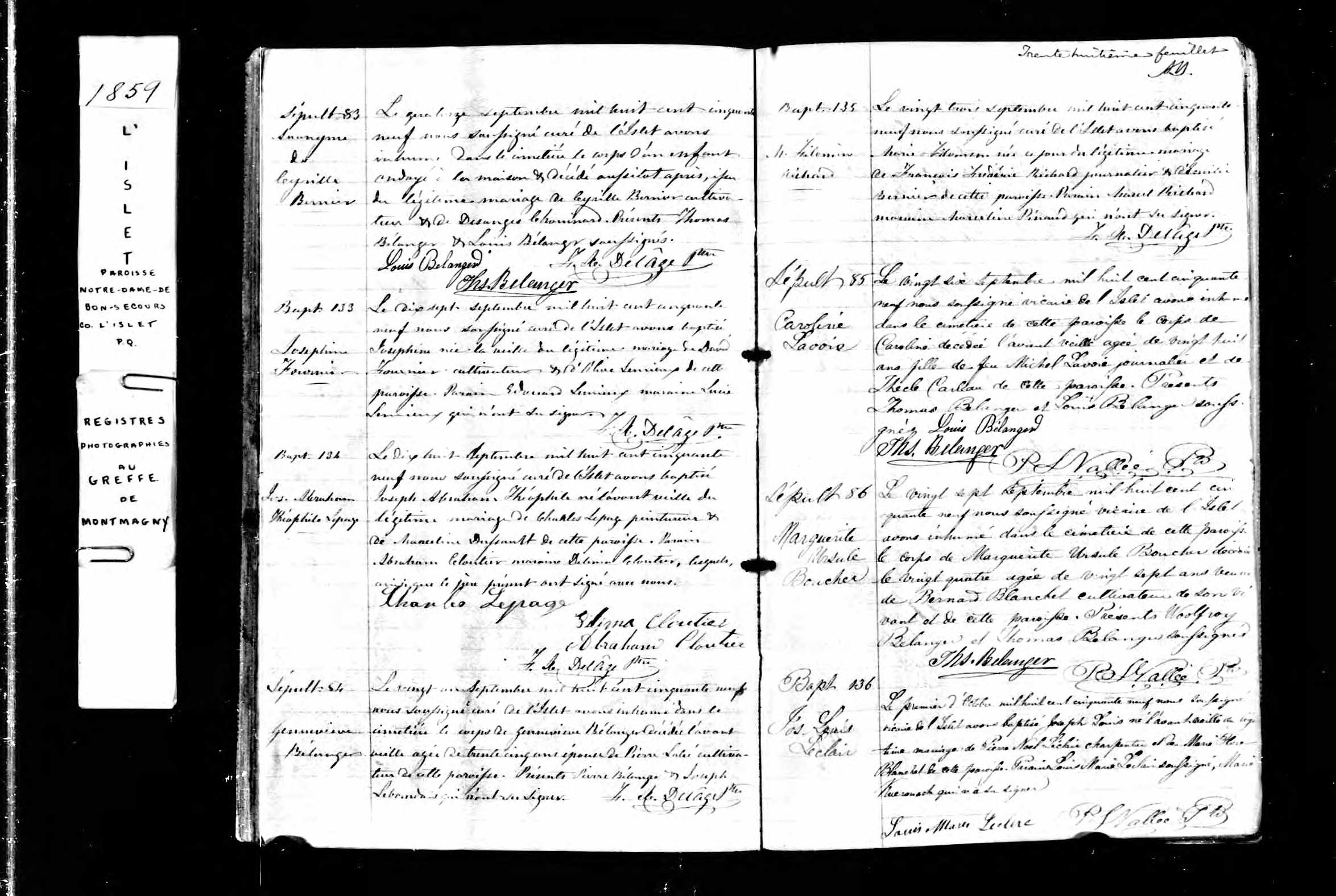 Acte de sépulture