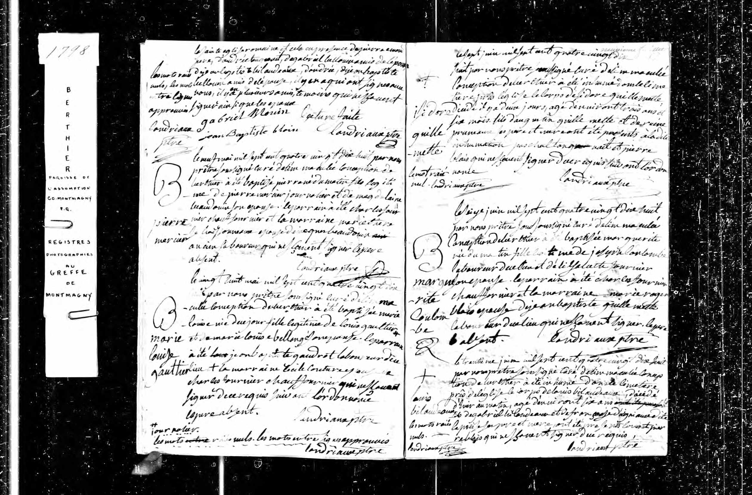 Acte de baptême Acte de baptême