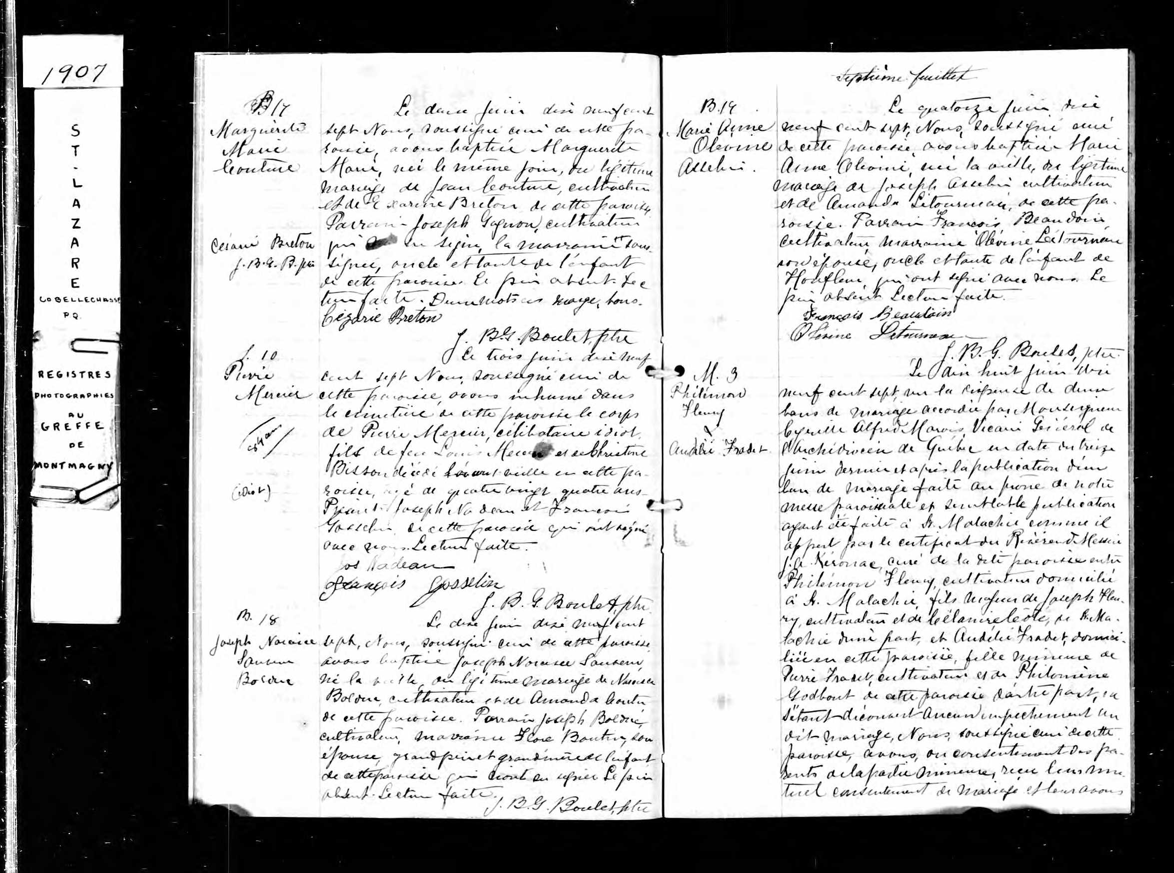 Acte de baptême