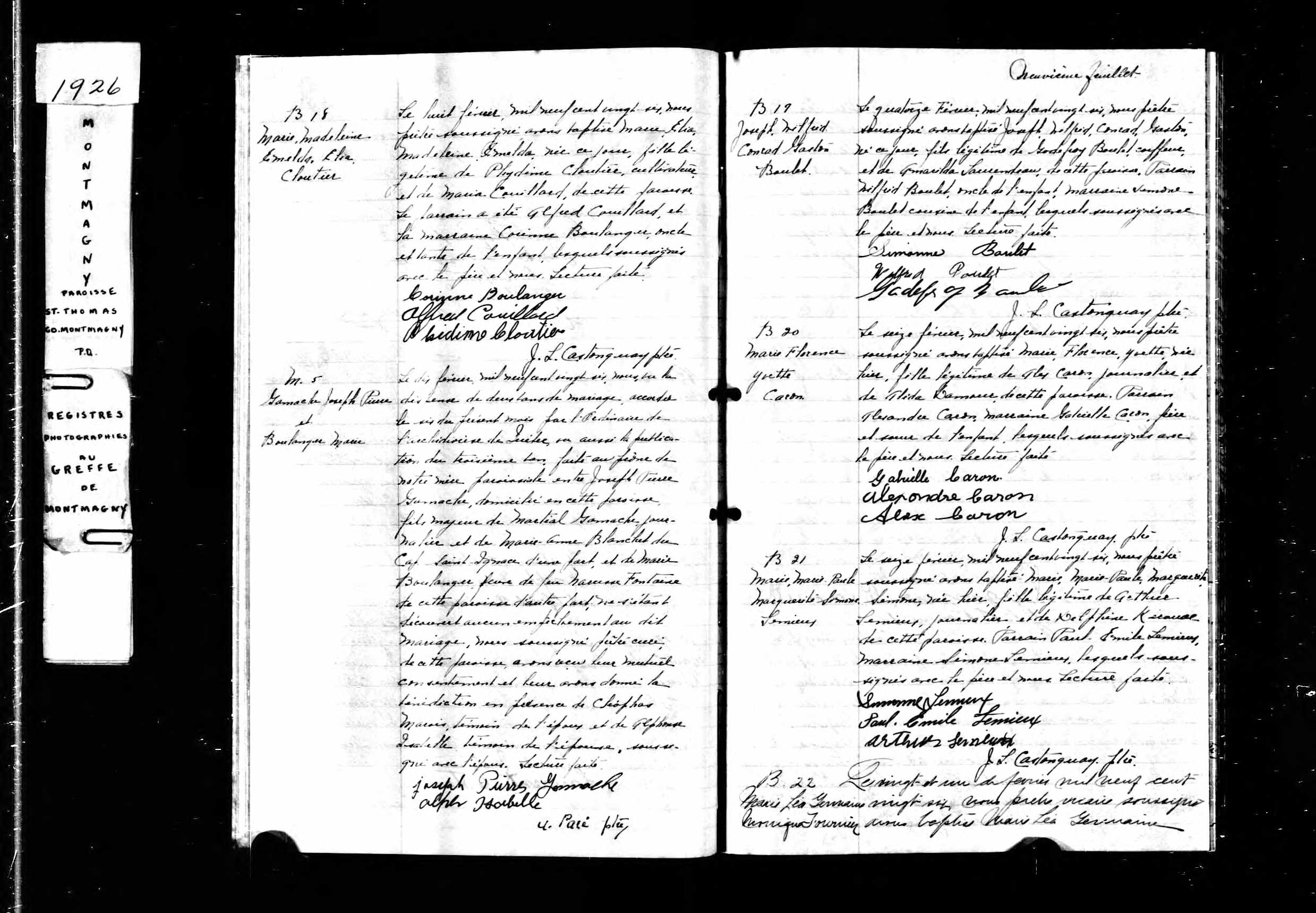 Acte de baptême