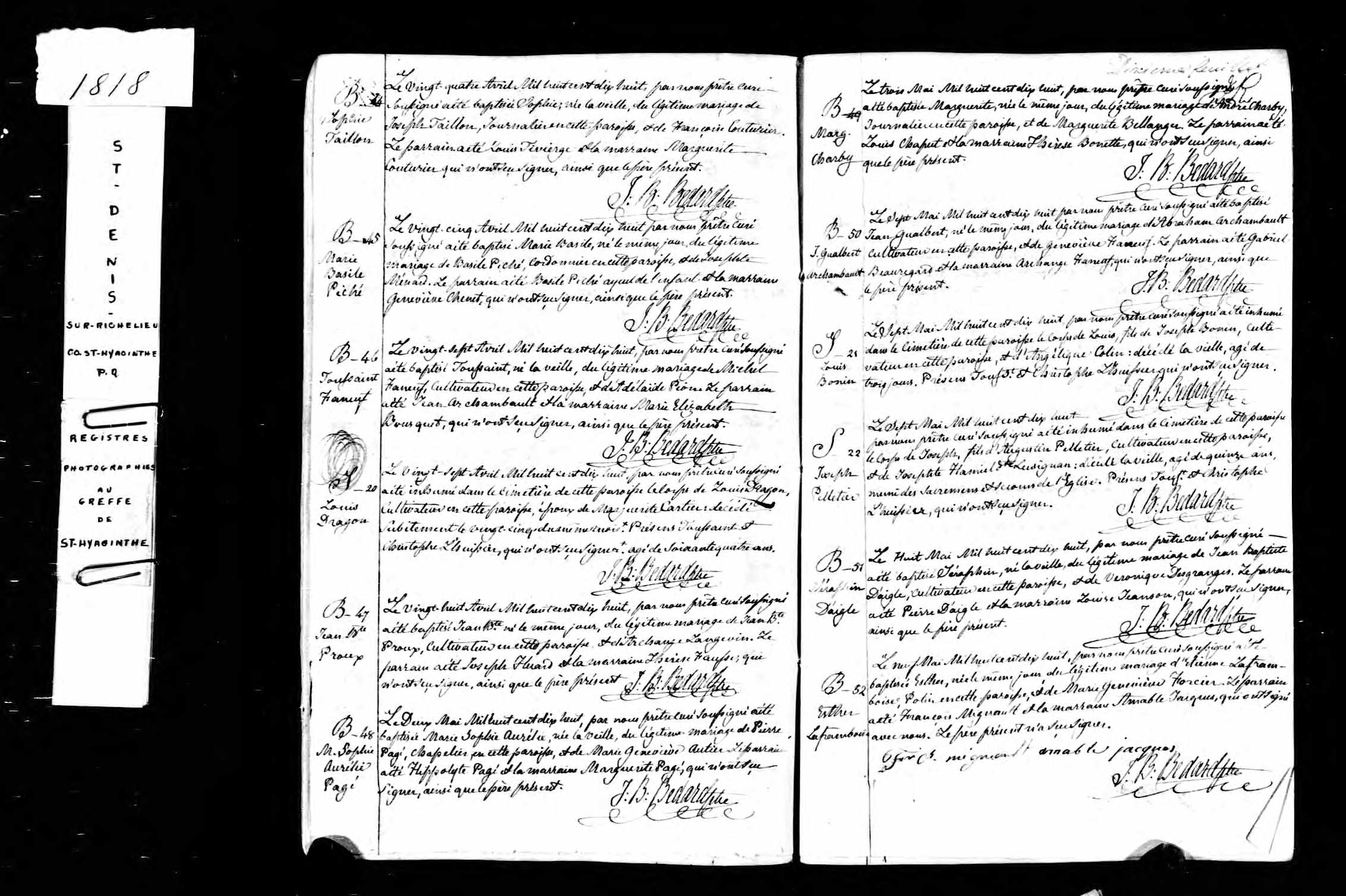 Acte de baptême