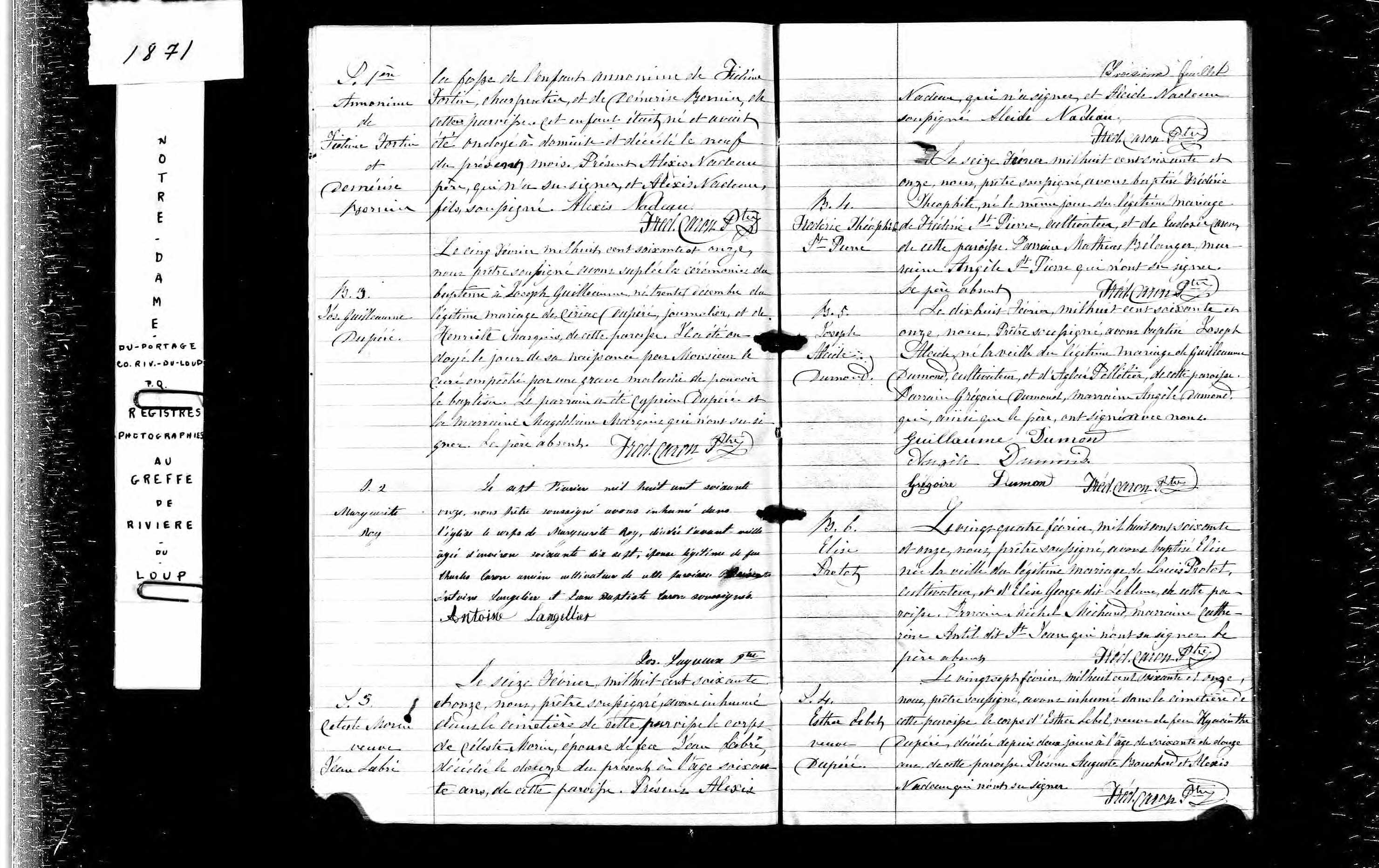 Acte de sépulture Acte de sépulture