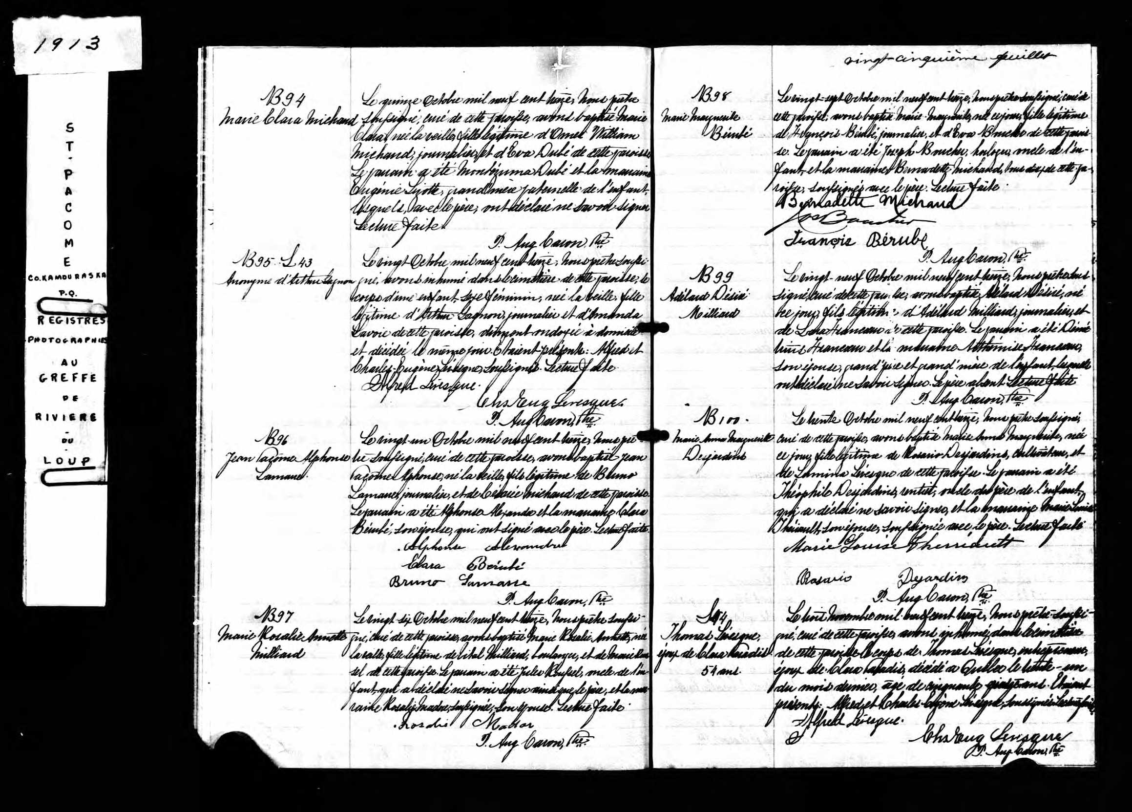 Acte de baptême