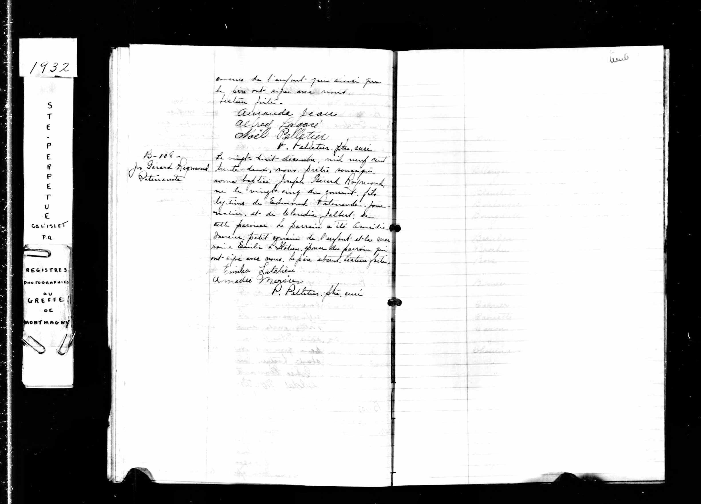 Acte de baptême