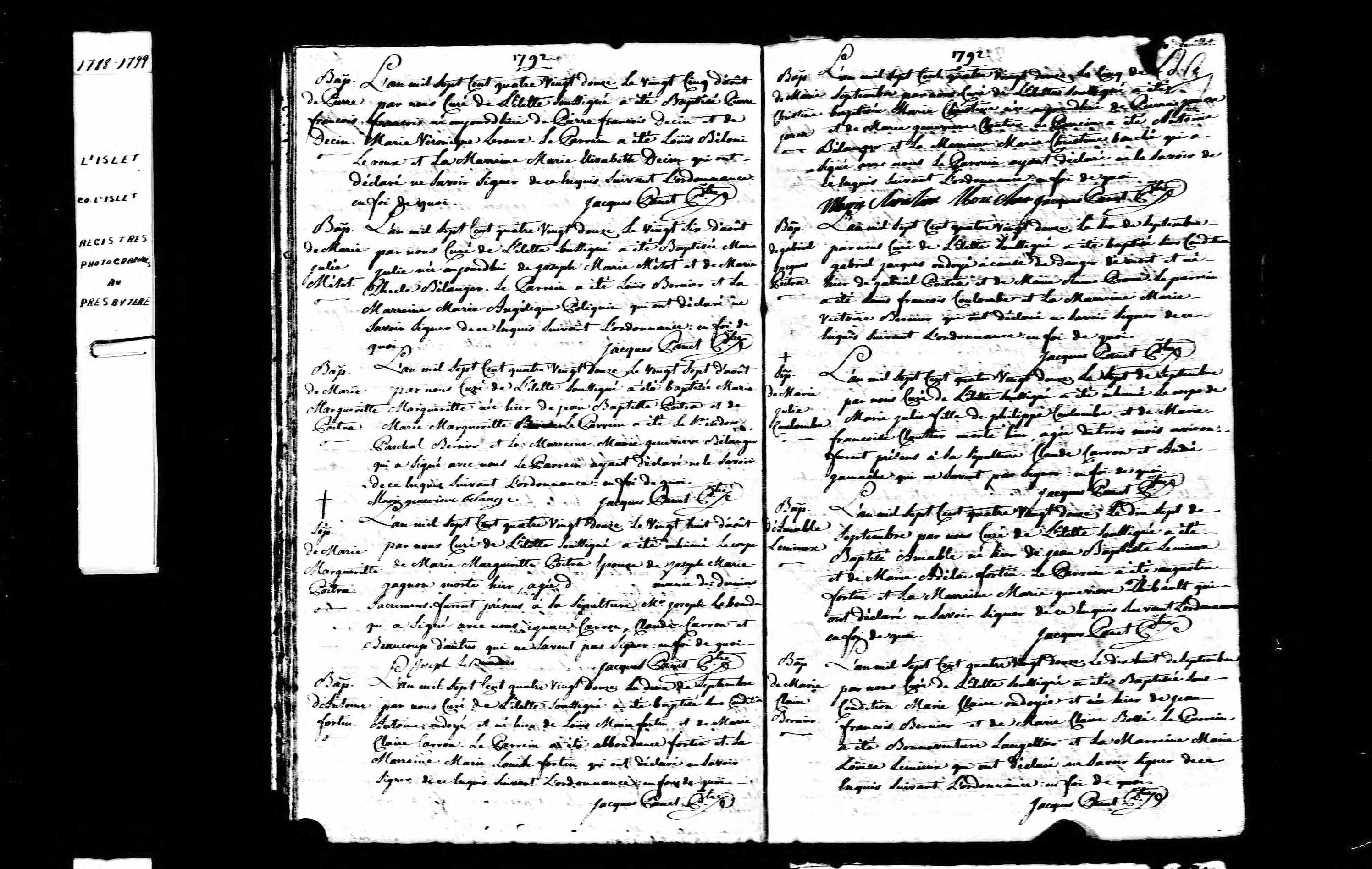 Acte de baptême