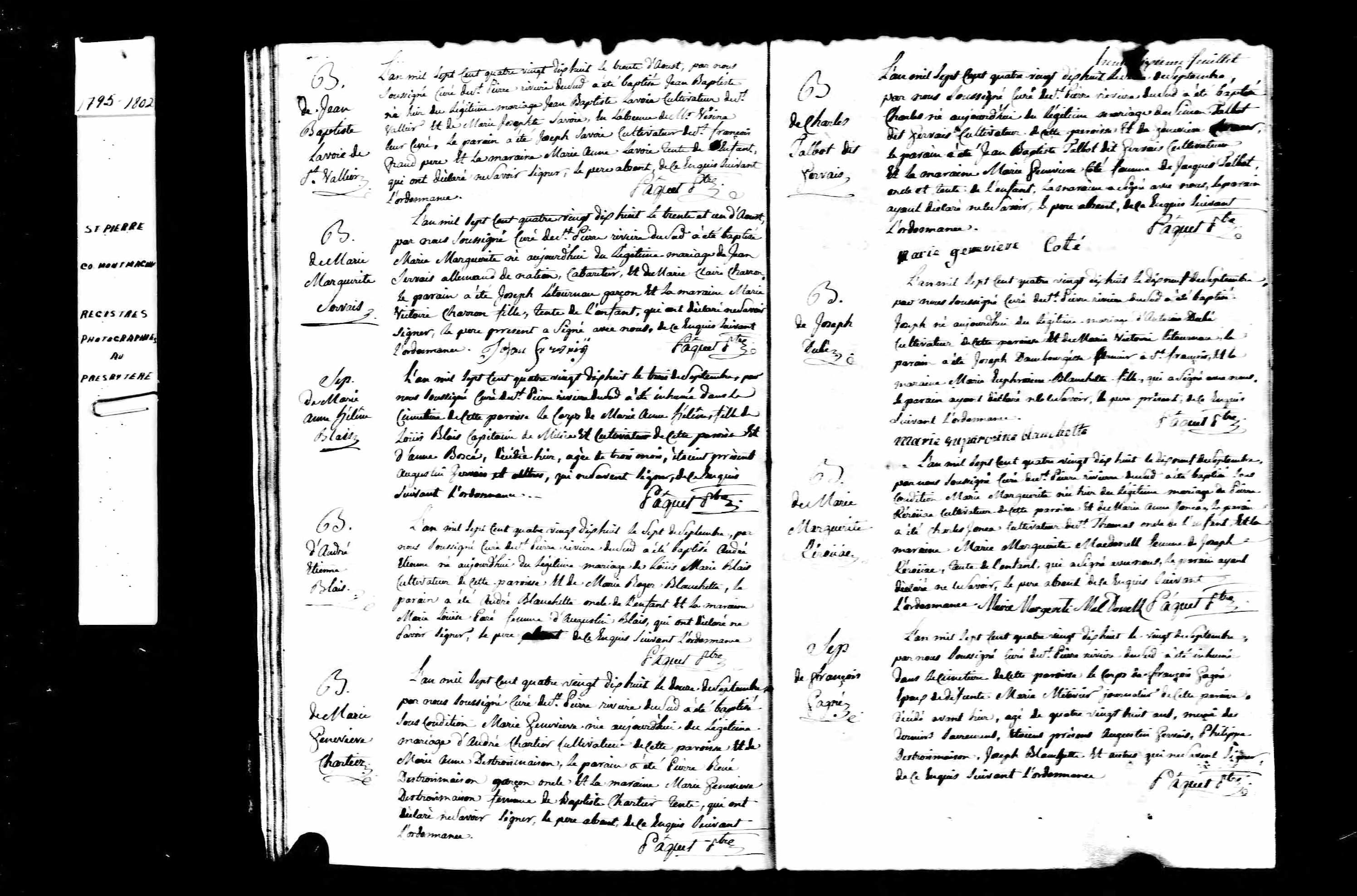 Acte de baptême Acte de baptême