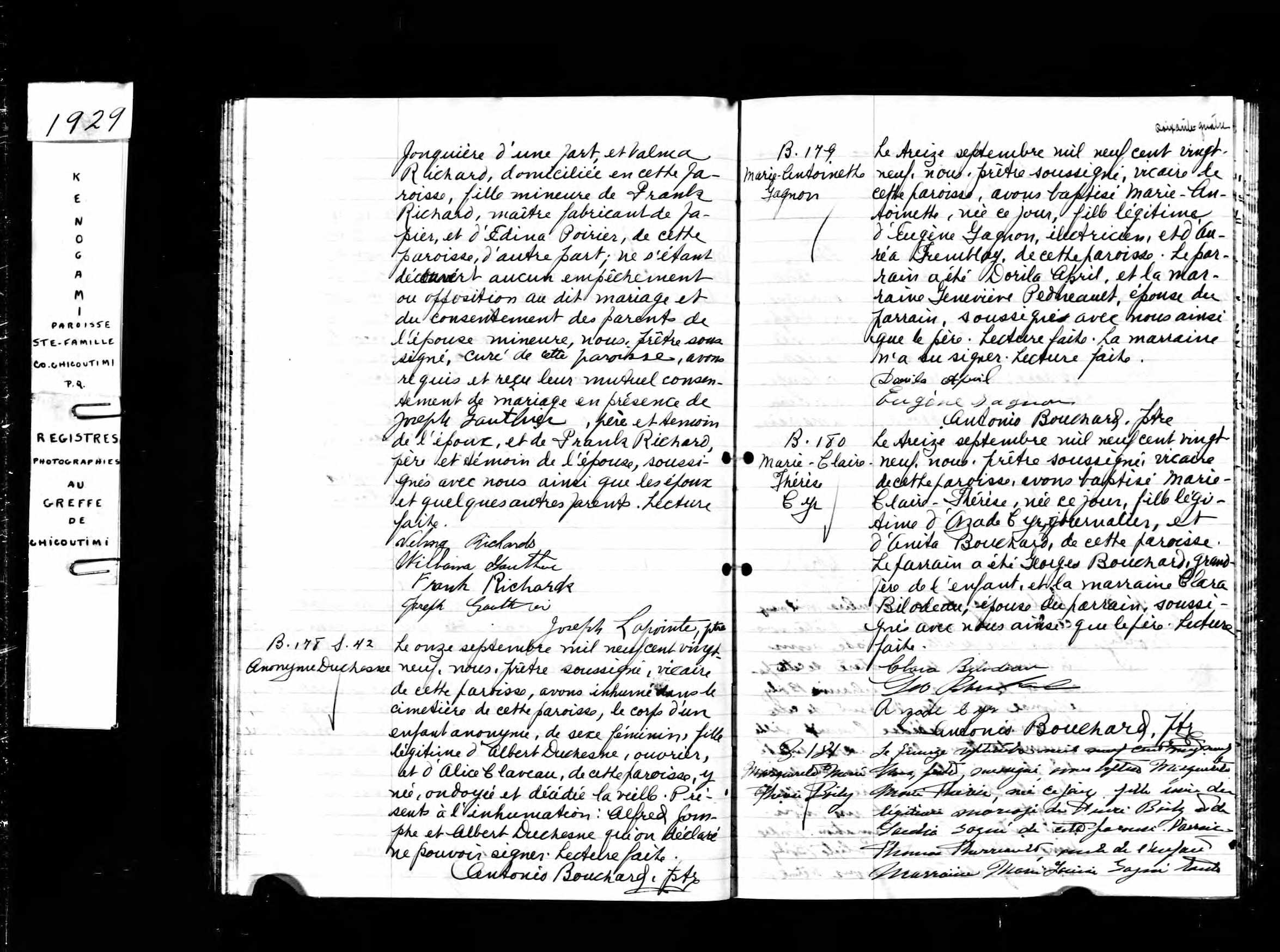 Acte de baptême Acte de baptême