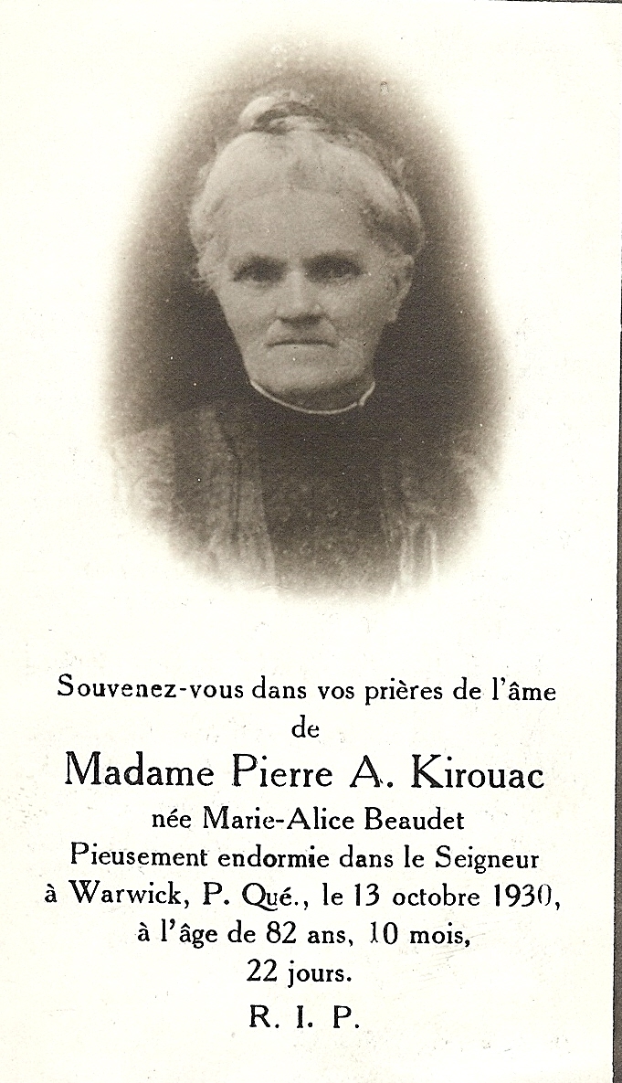 Carte mortuaire