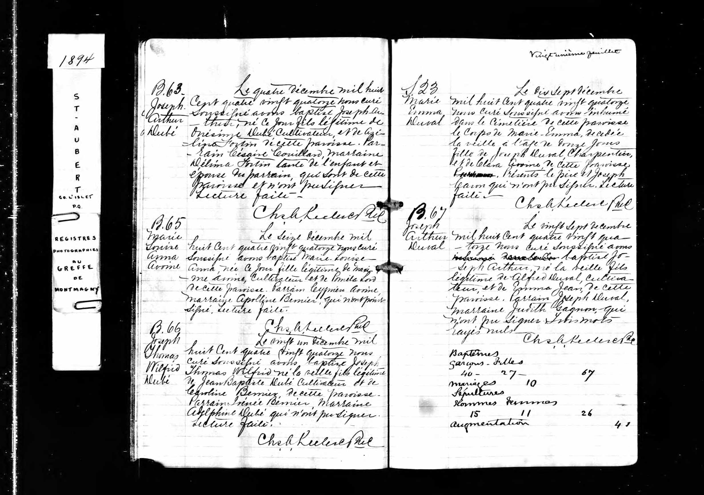 Acte de baptême