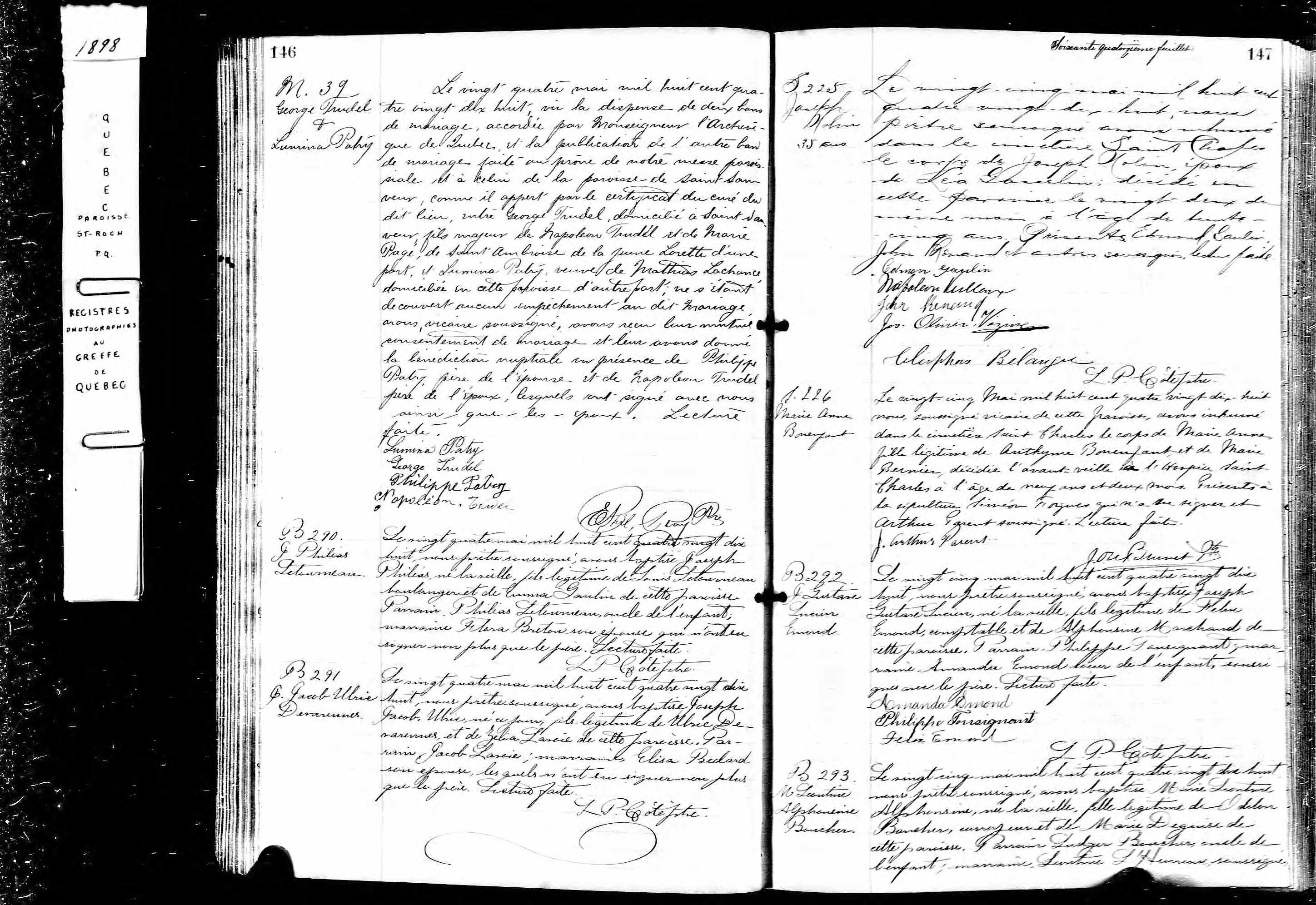 Acte de sépulture