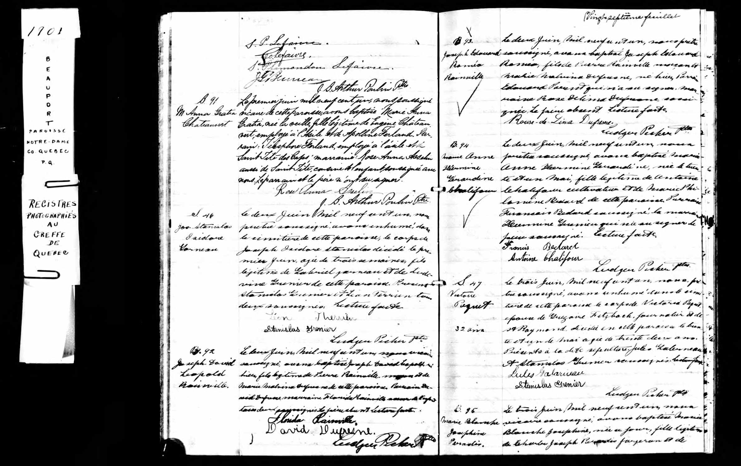 Acte de baptême