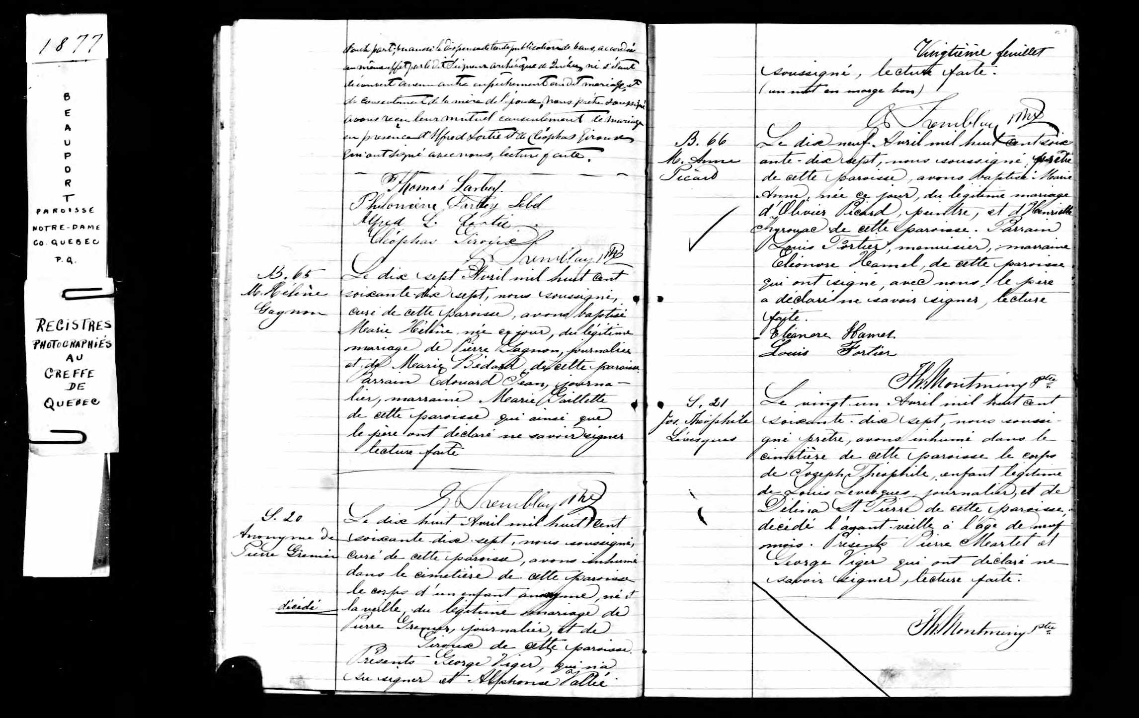 Acte de baptême Acte de baptême