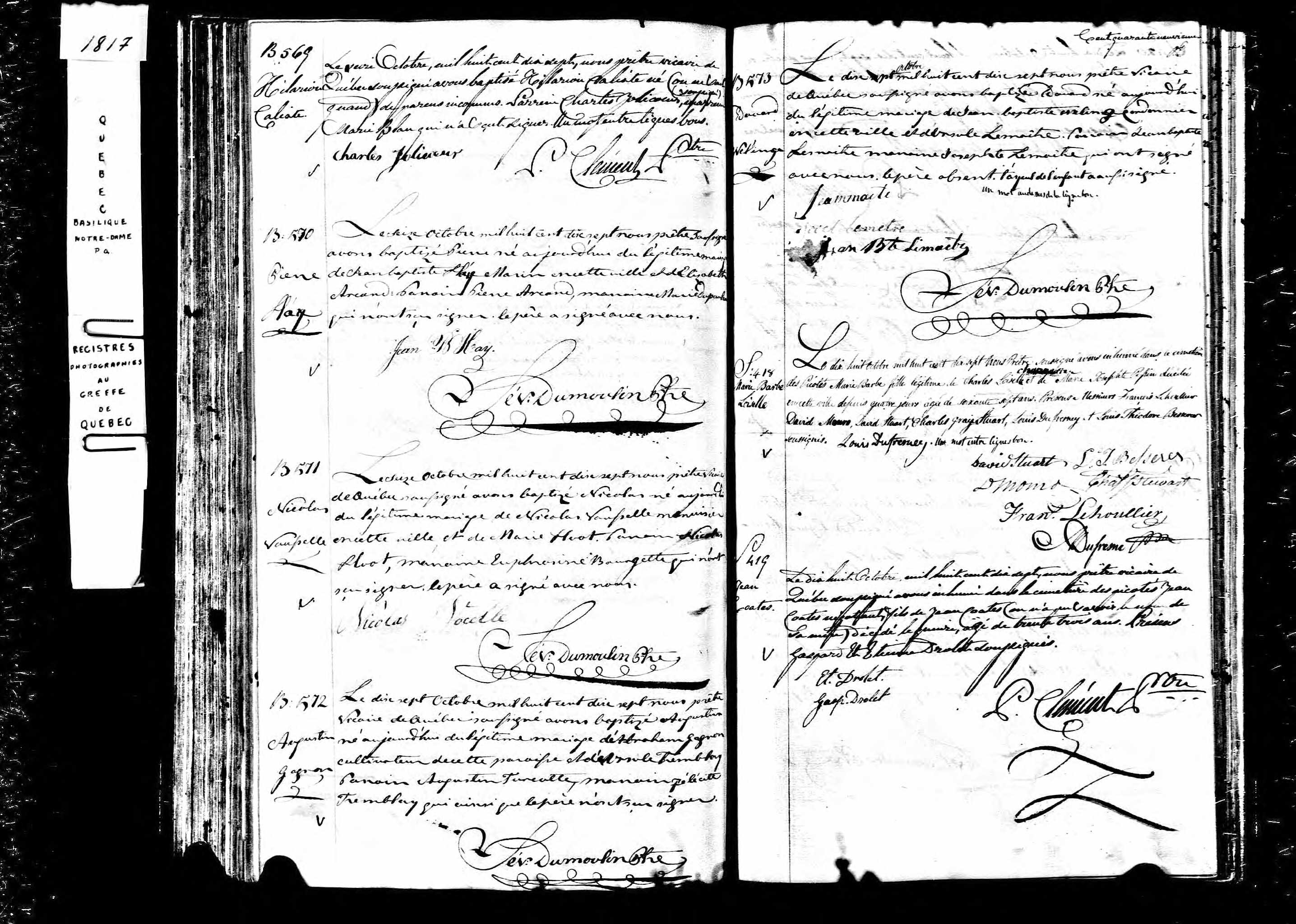 Acte de sépulture