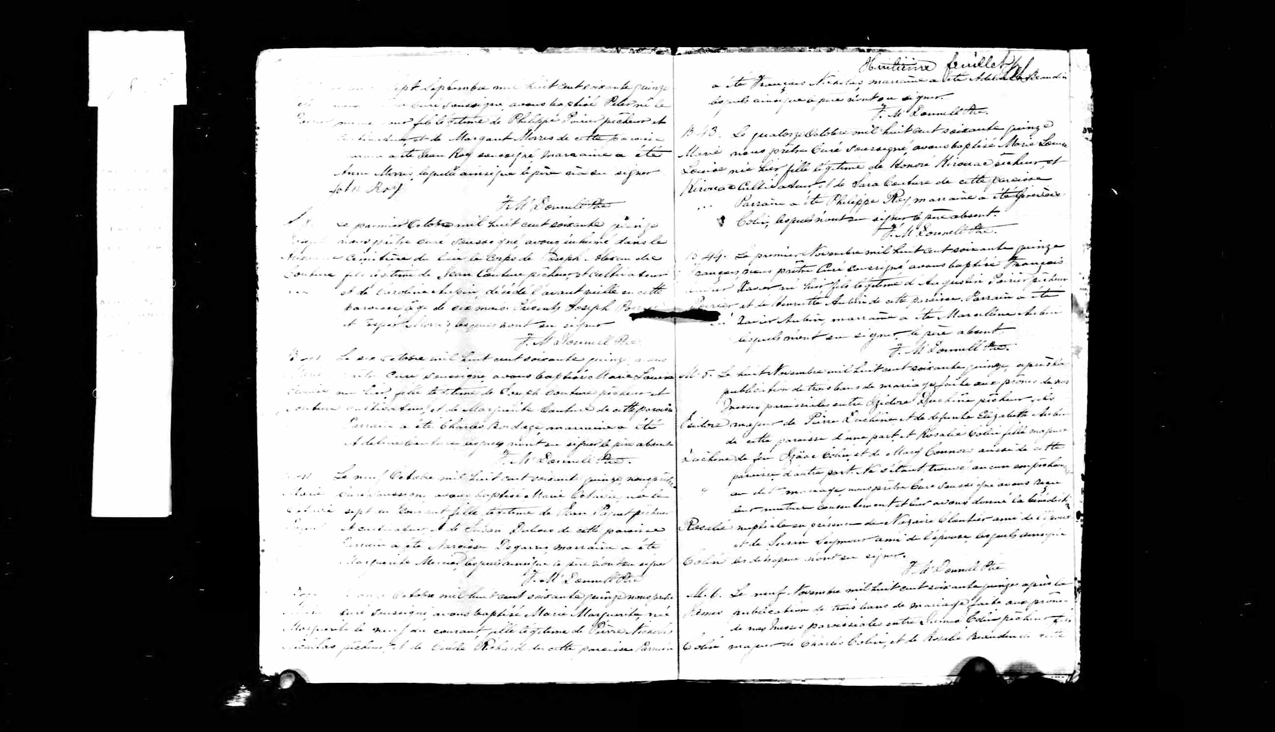 Acte de baptême Acte de baptême