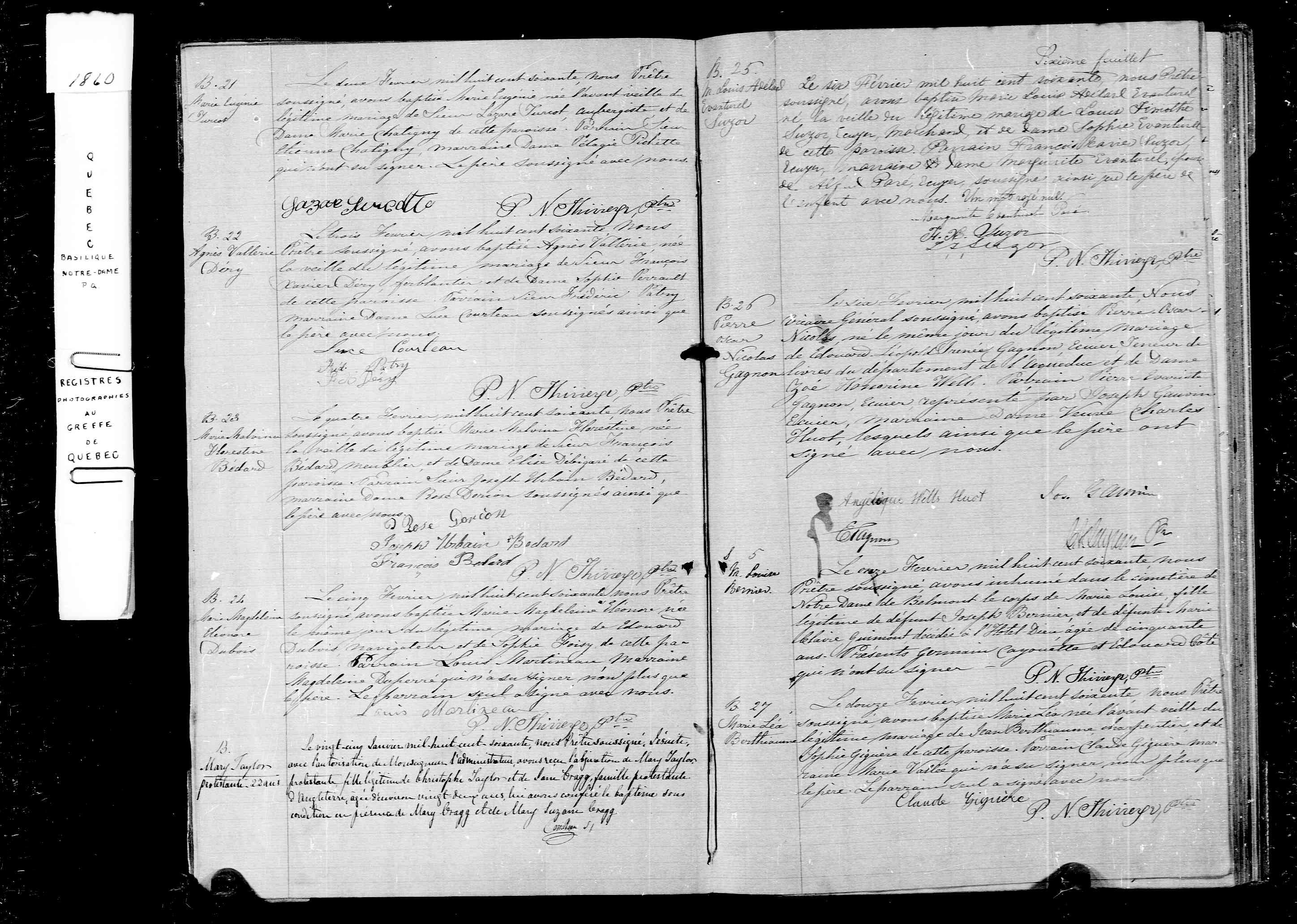 Acte de sépulture
