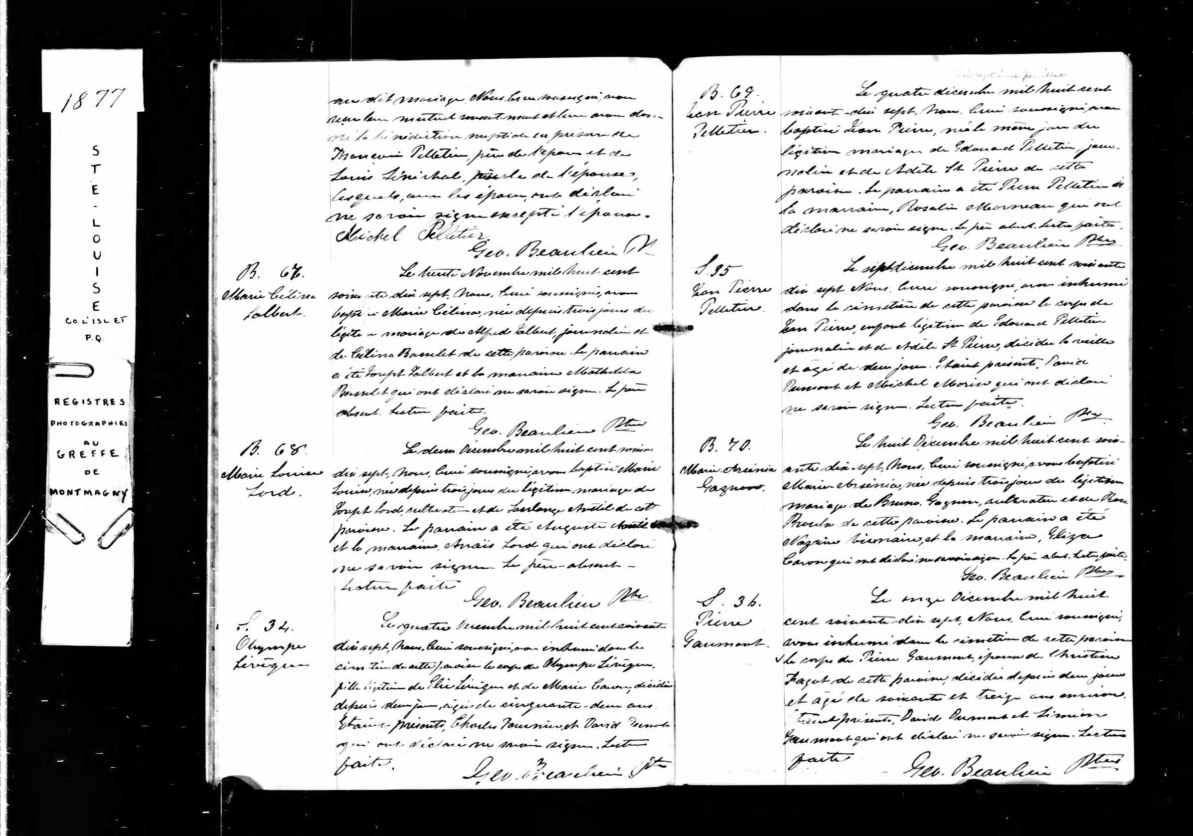 Acte de baptême
