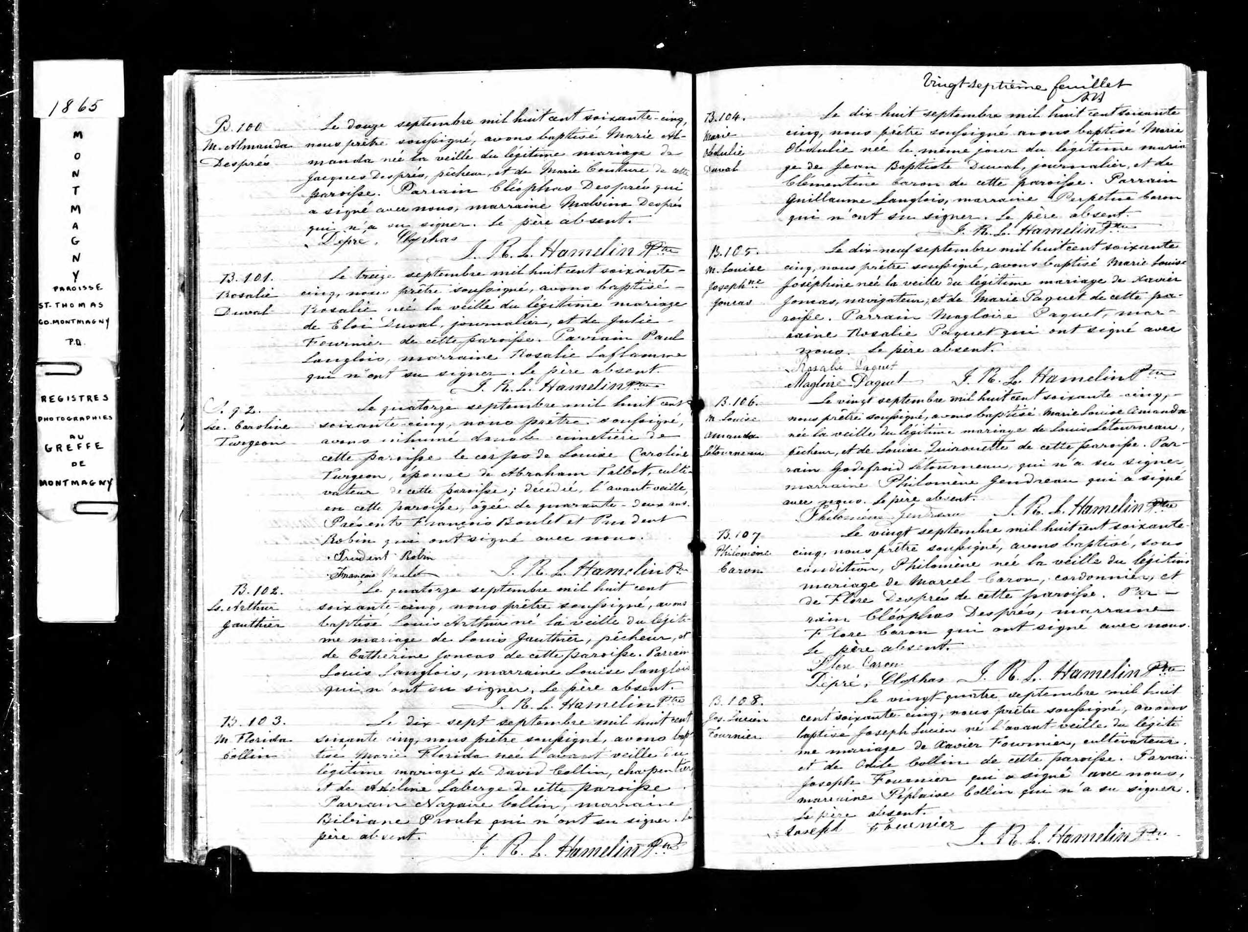 Acte de baptême