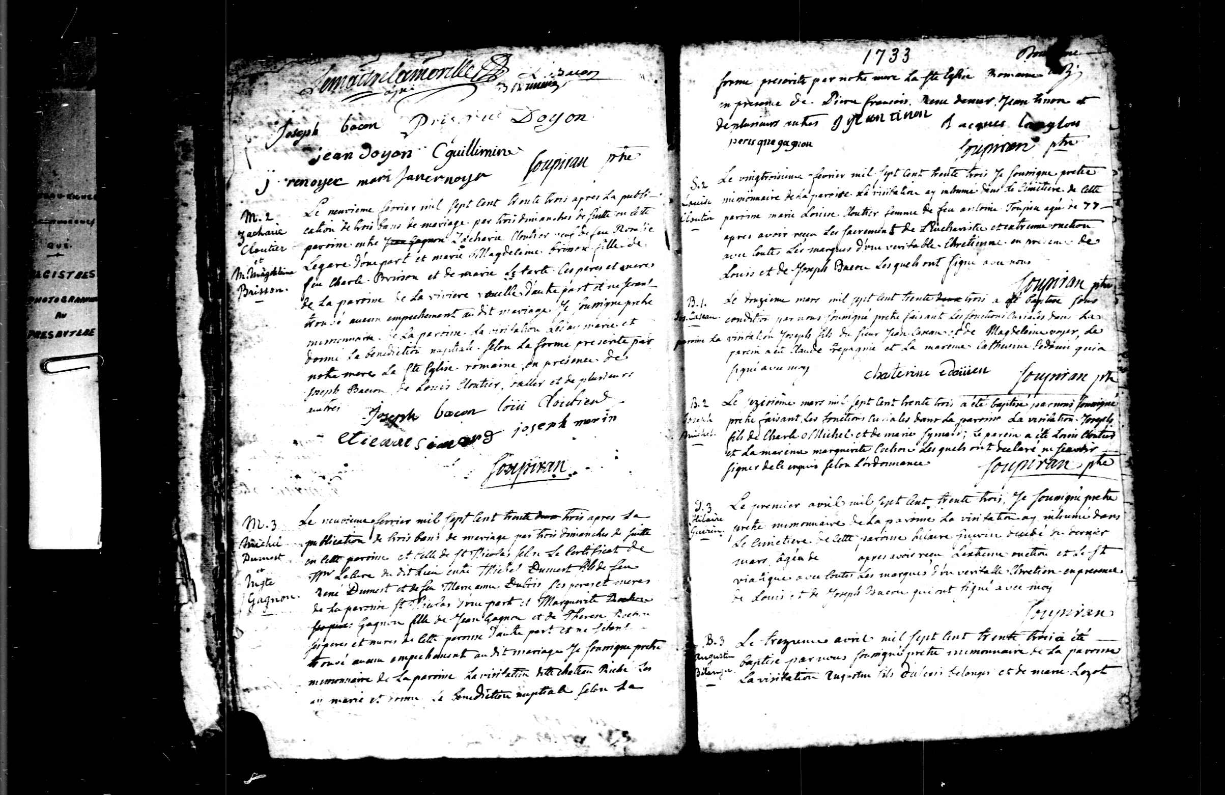Acte de sépulture