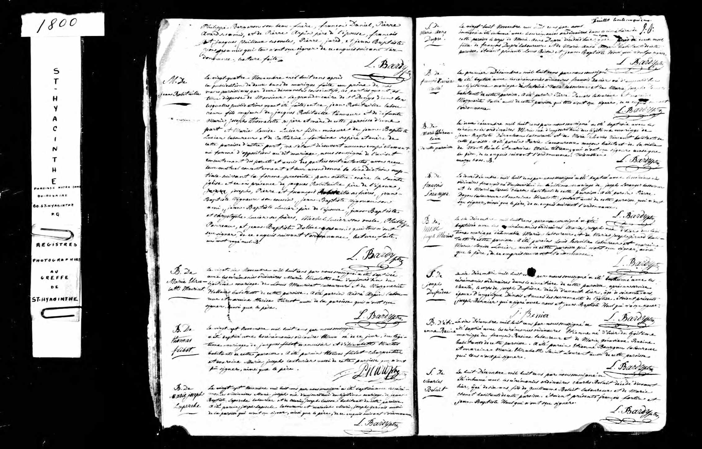 Acte de baptême
