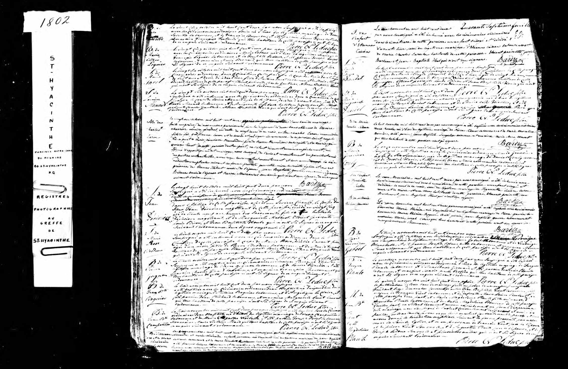 Acte de baptême Acte de baptême