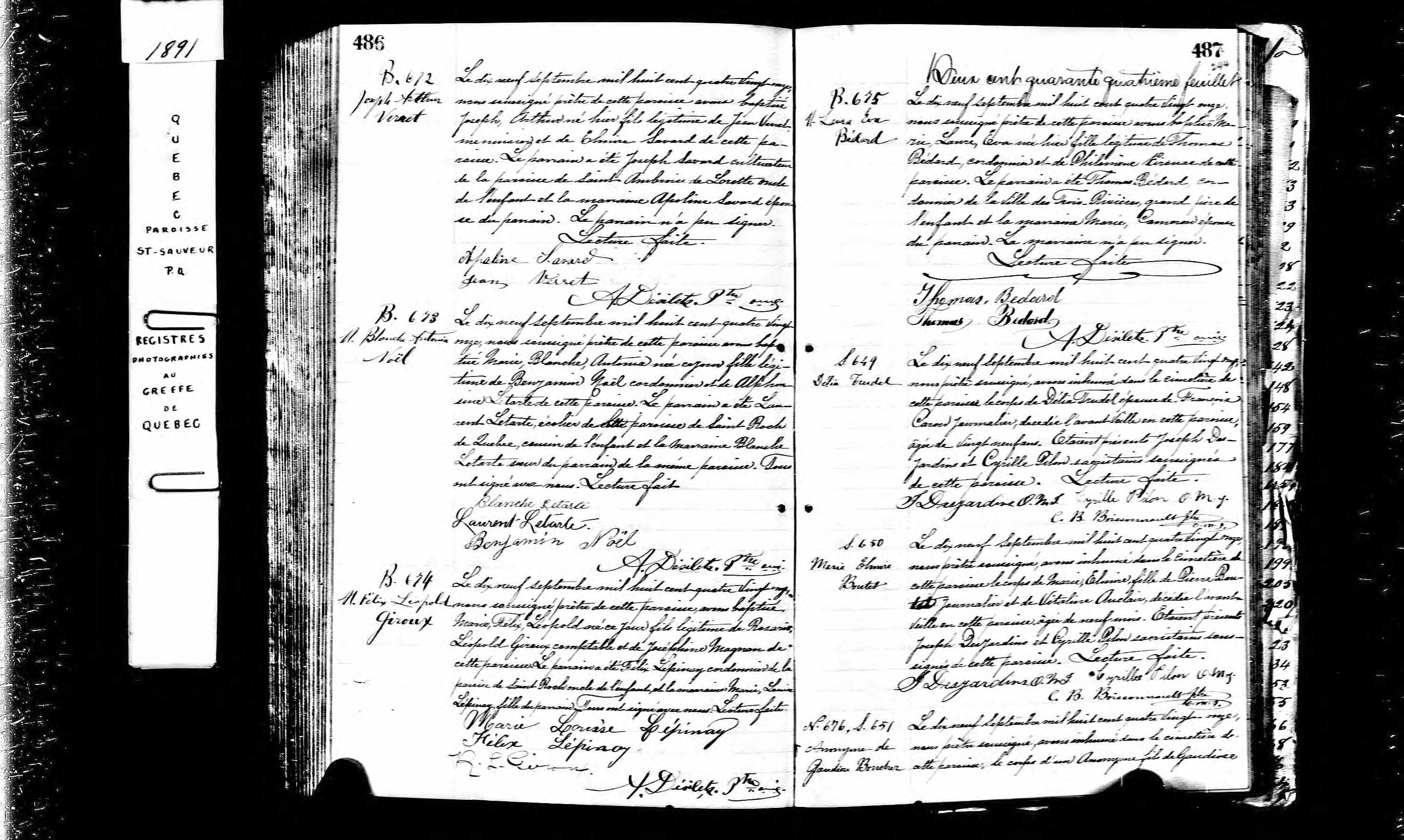 Acte de baptême