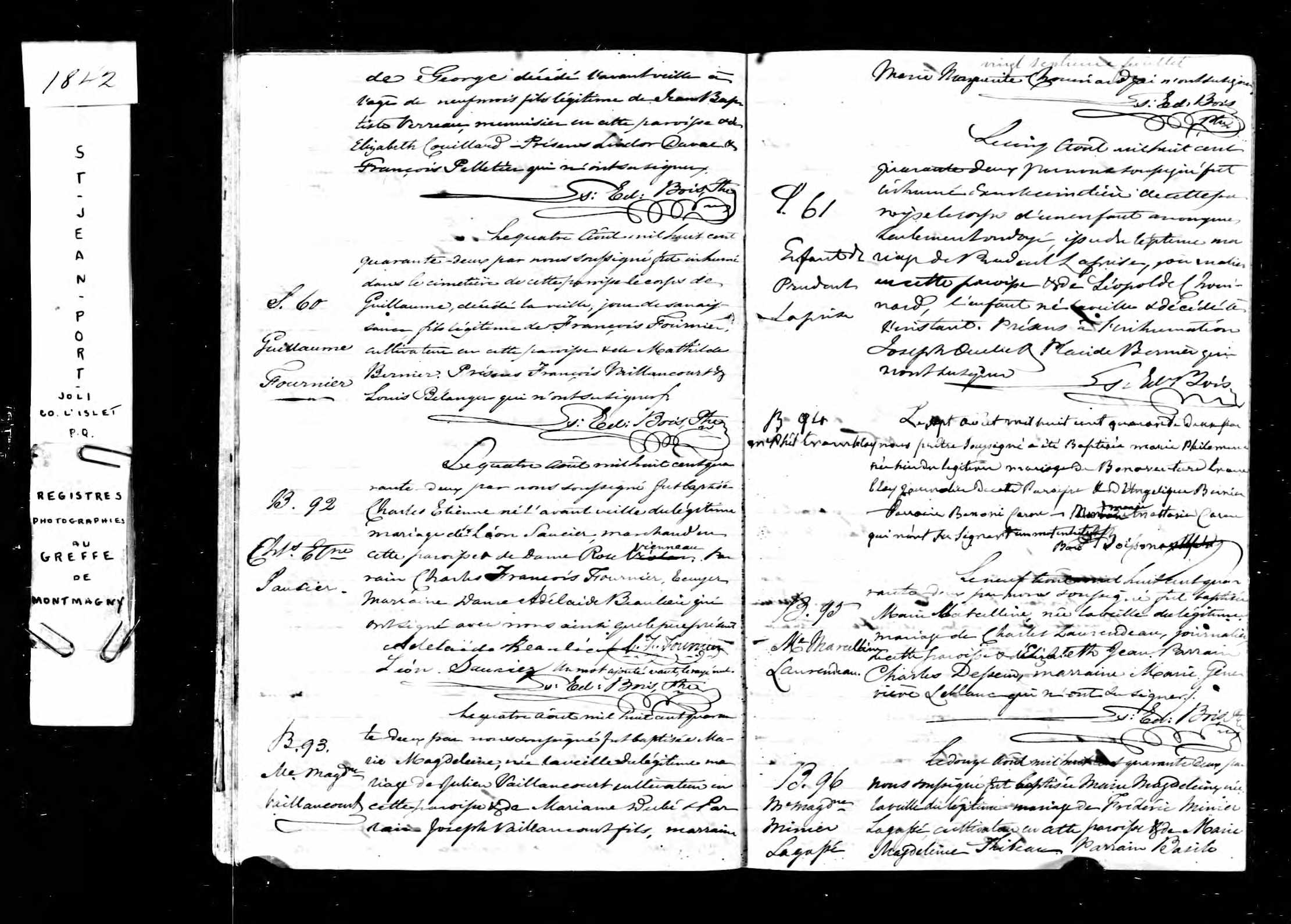 Acte de baptême