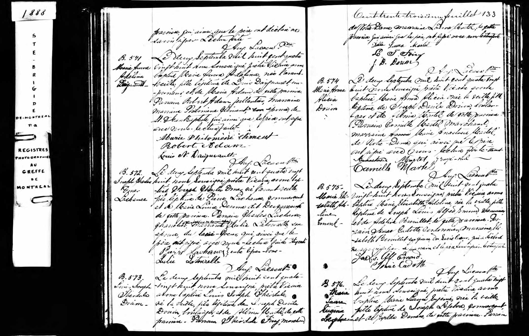 Acte de baptême